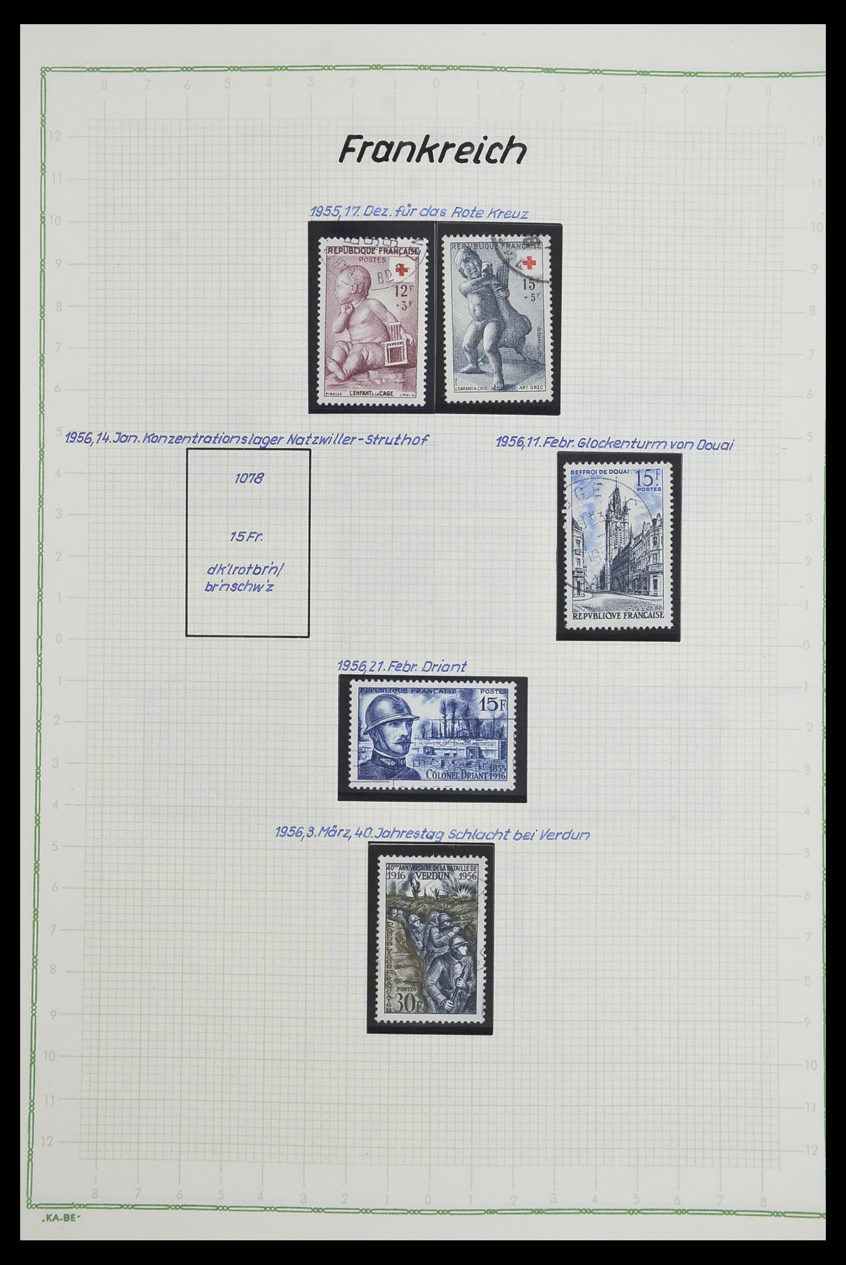 33634 110 - Postzegelverzameling 33634 Frankrijk 1849-2000.