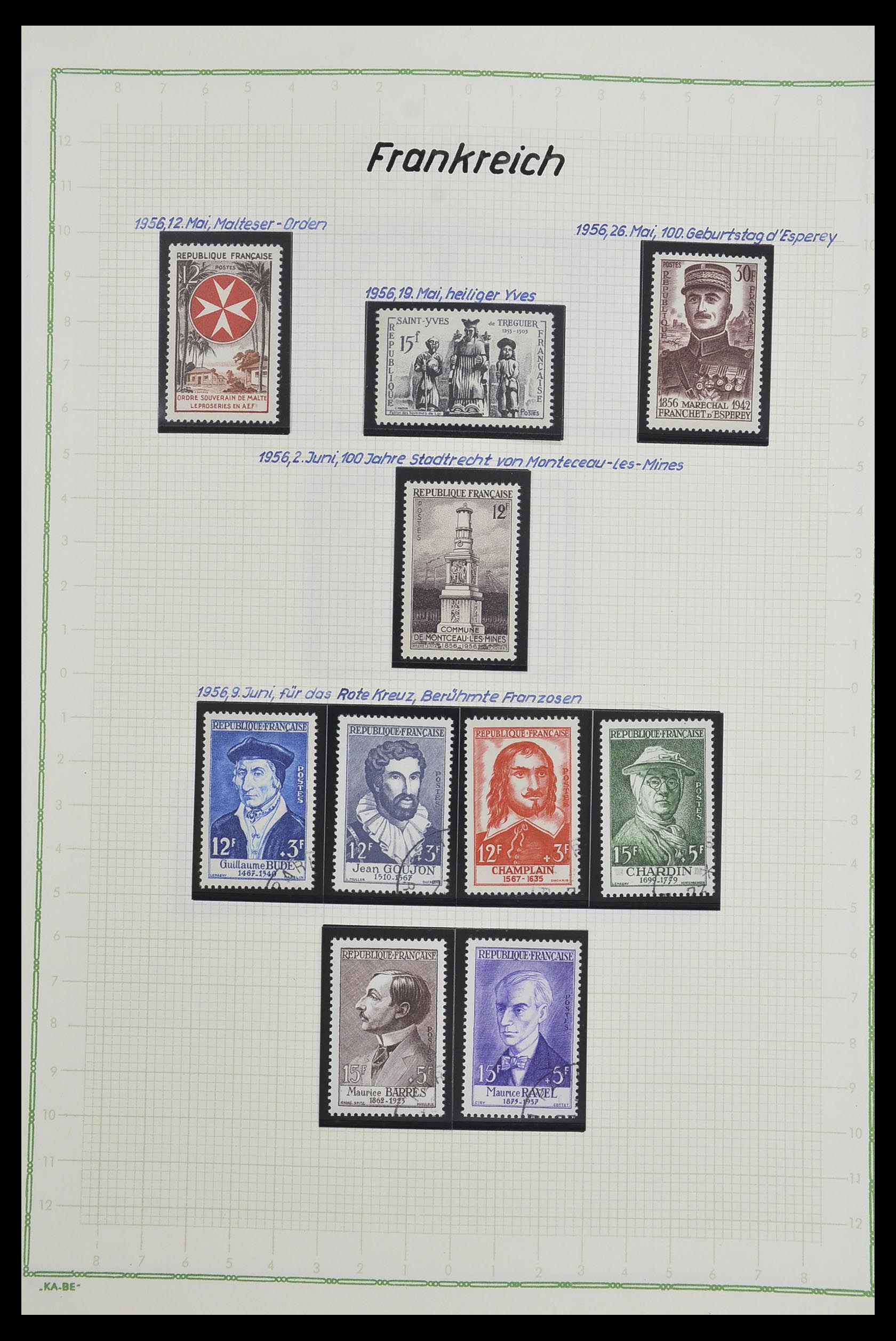 33634 112 - Postzegelverzameling 33634 Frankrijk 1849-2000.