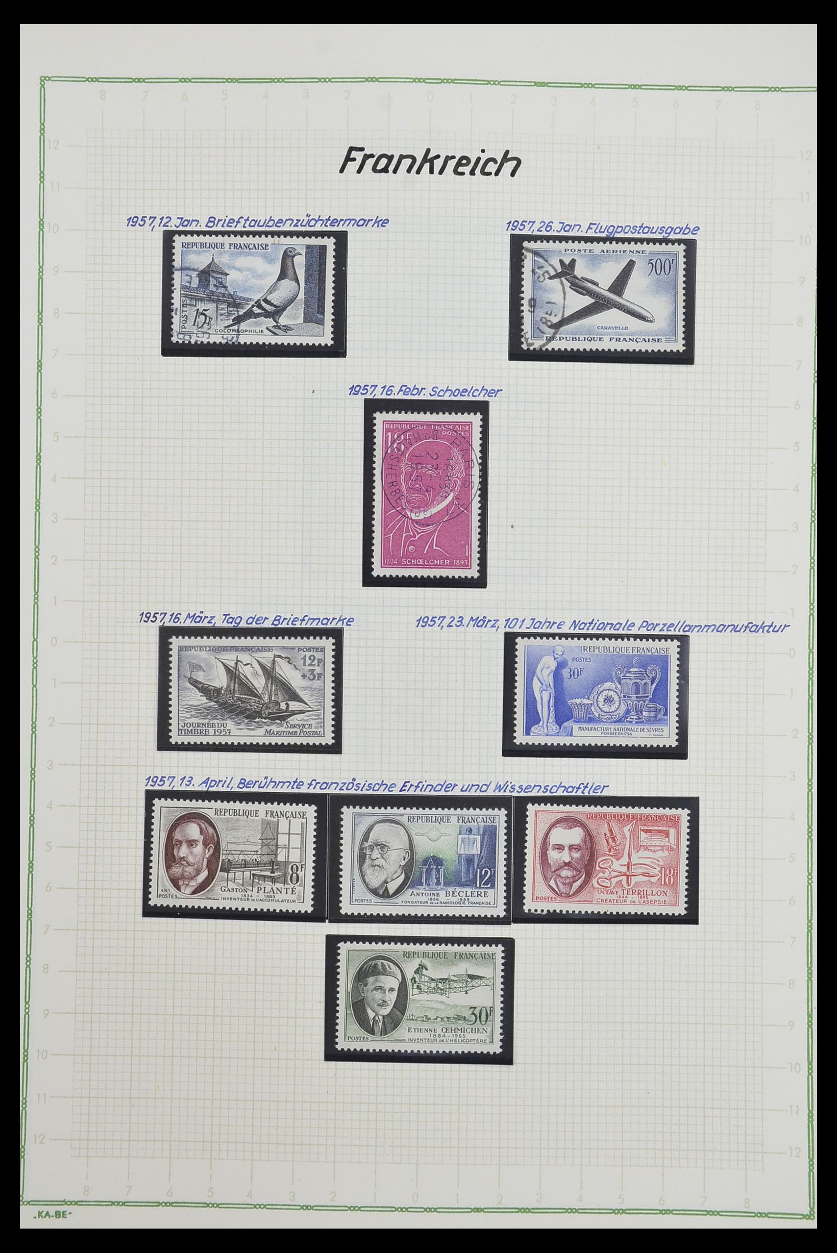 33634 115 - Postzegelverzameling 33634 Frankrijk 1849-2000.