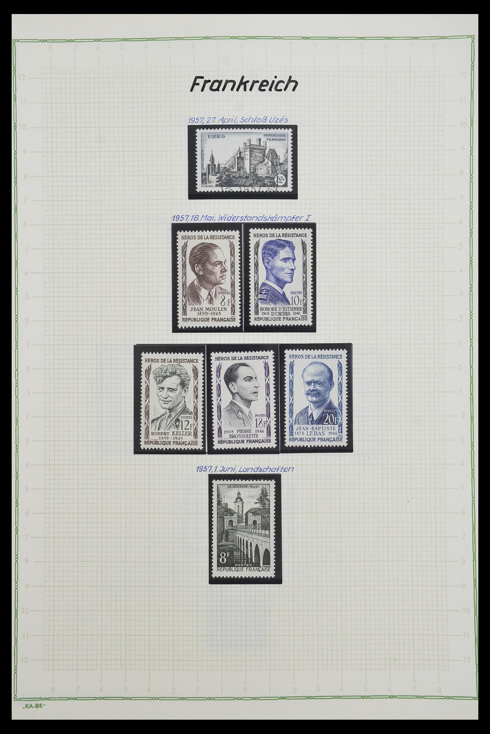 33634 116 - Postzegelverzameling 33634 Frankrijk 1849-2000.