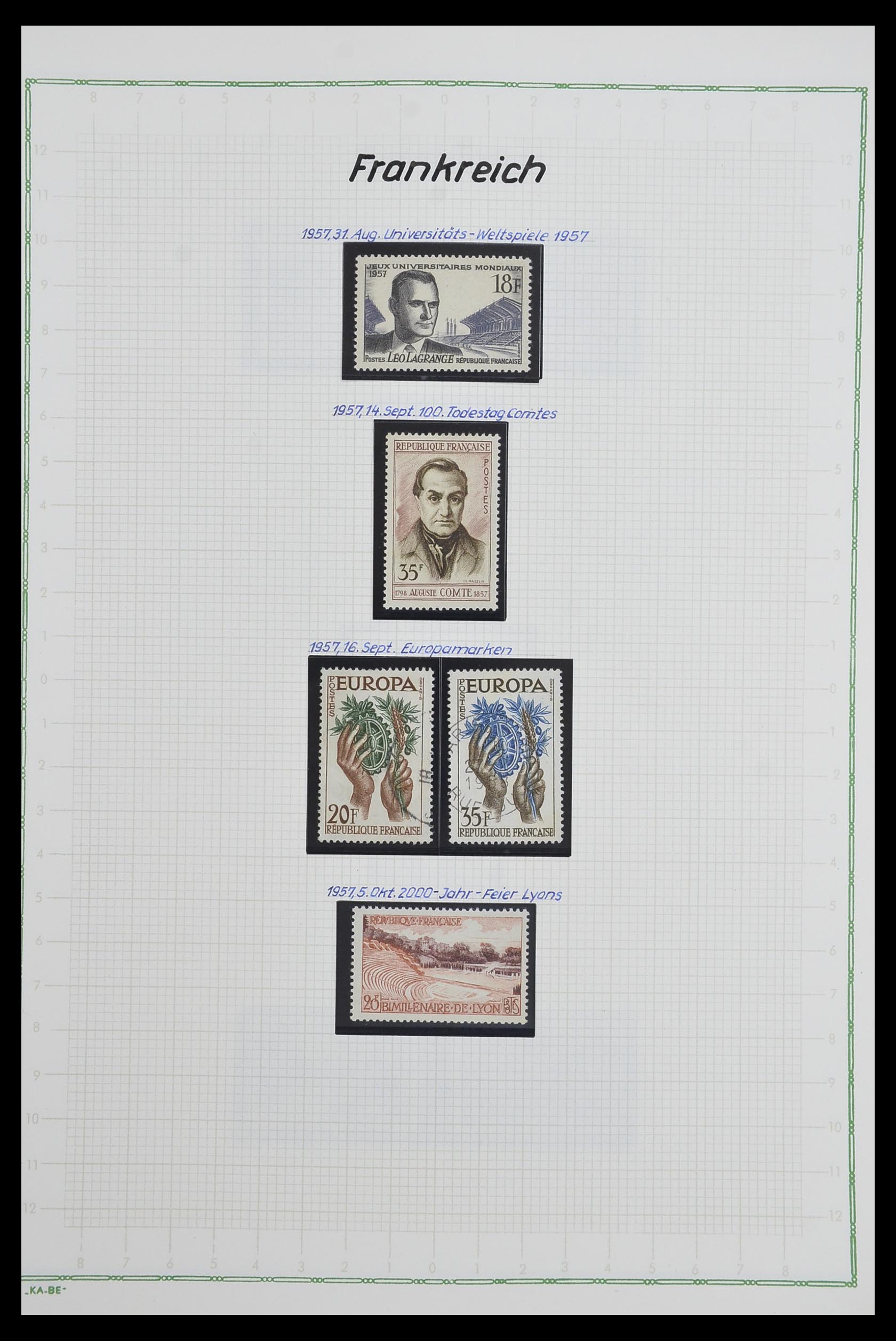 33634 119 - Postzegelverzameling 33634 Frankrijk 1849-2000.