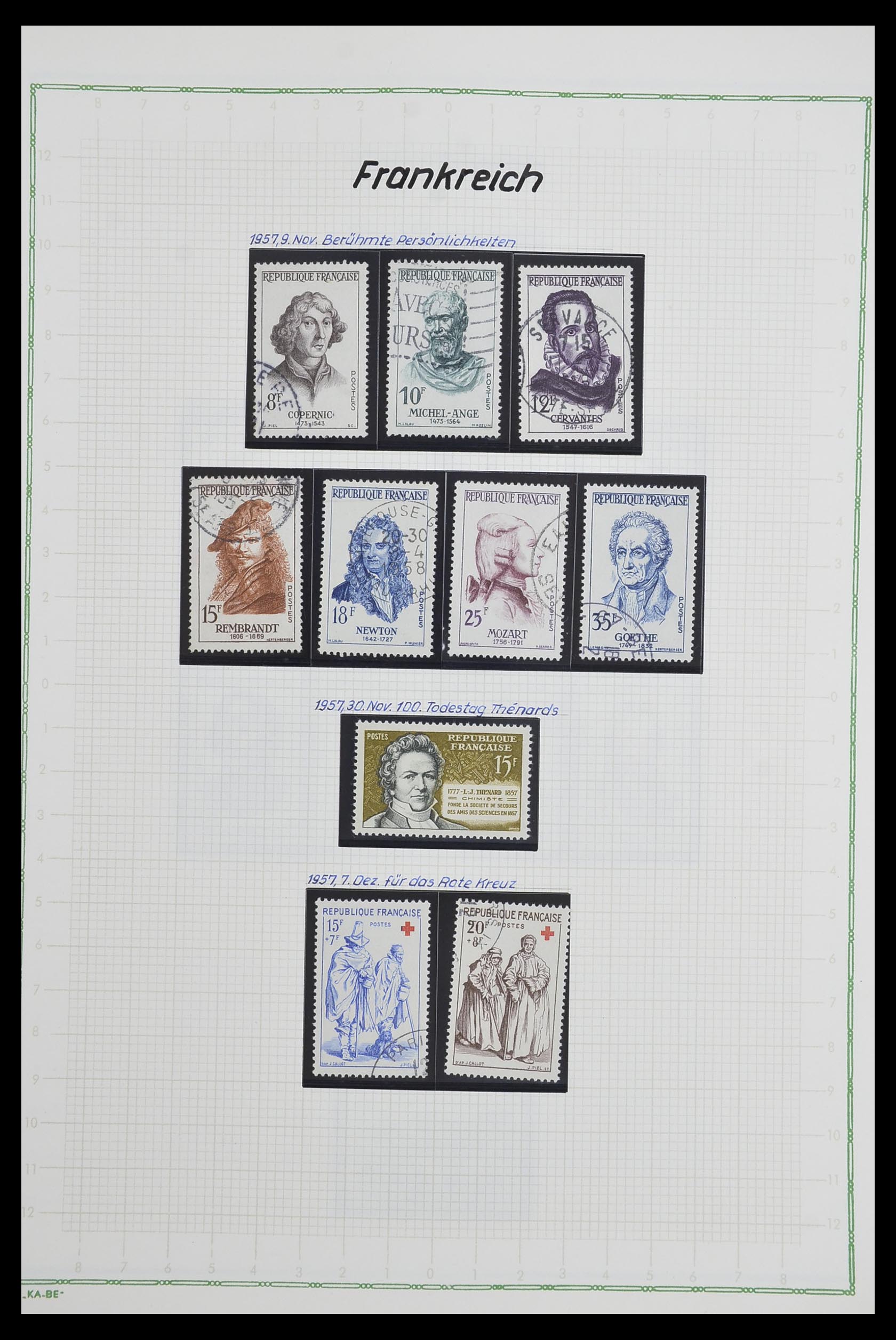 33634 121 - Postzegelverzameling 33634 Frankrijk 1849-2000.