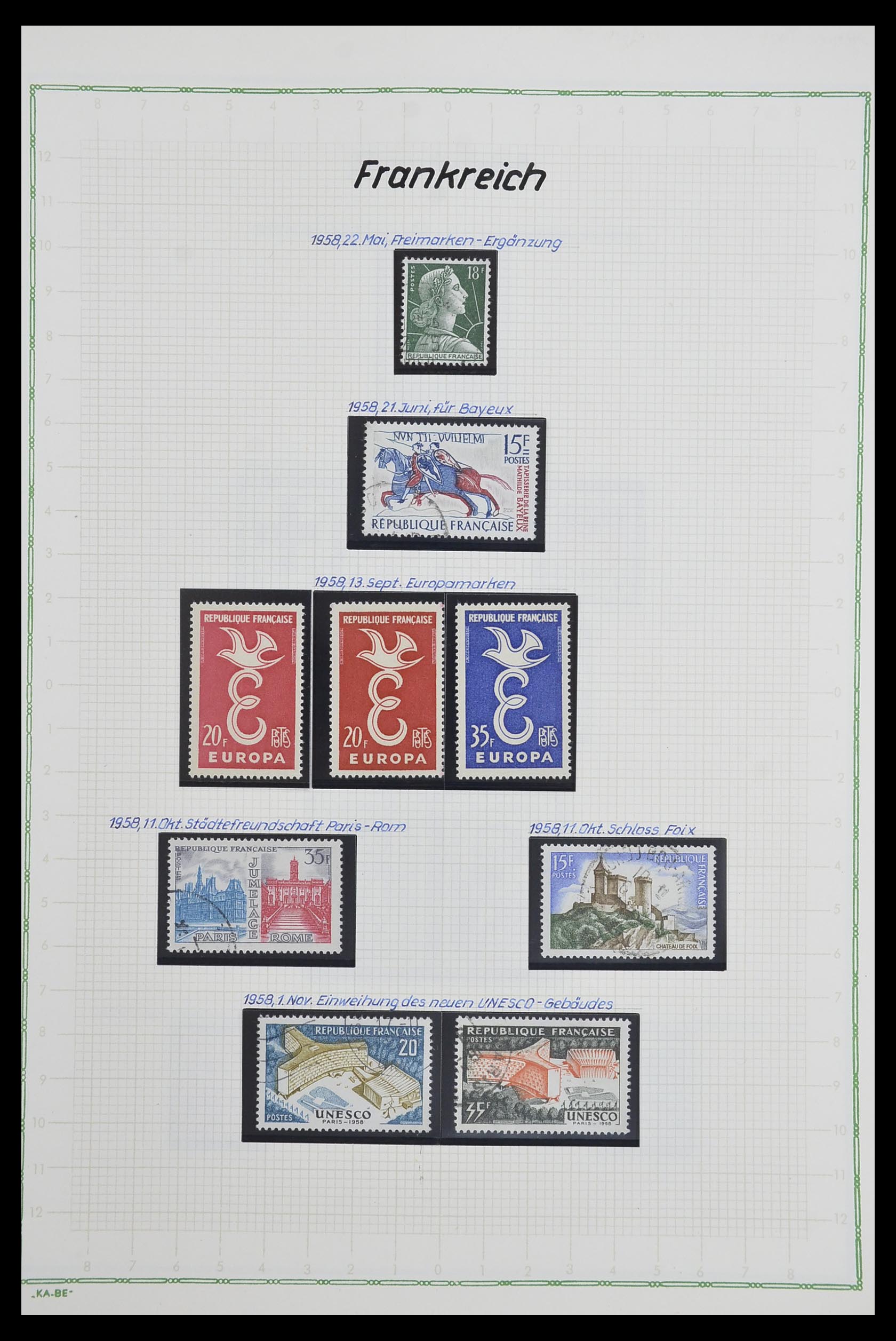 33634 125 - Postzegelverzameling 33634 Frankrijk 1849-2000.