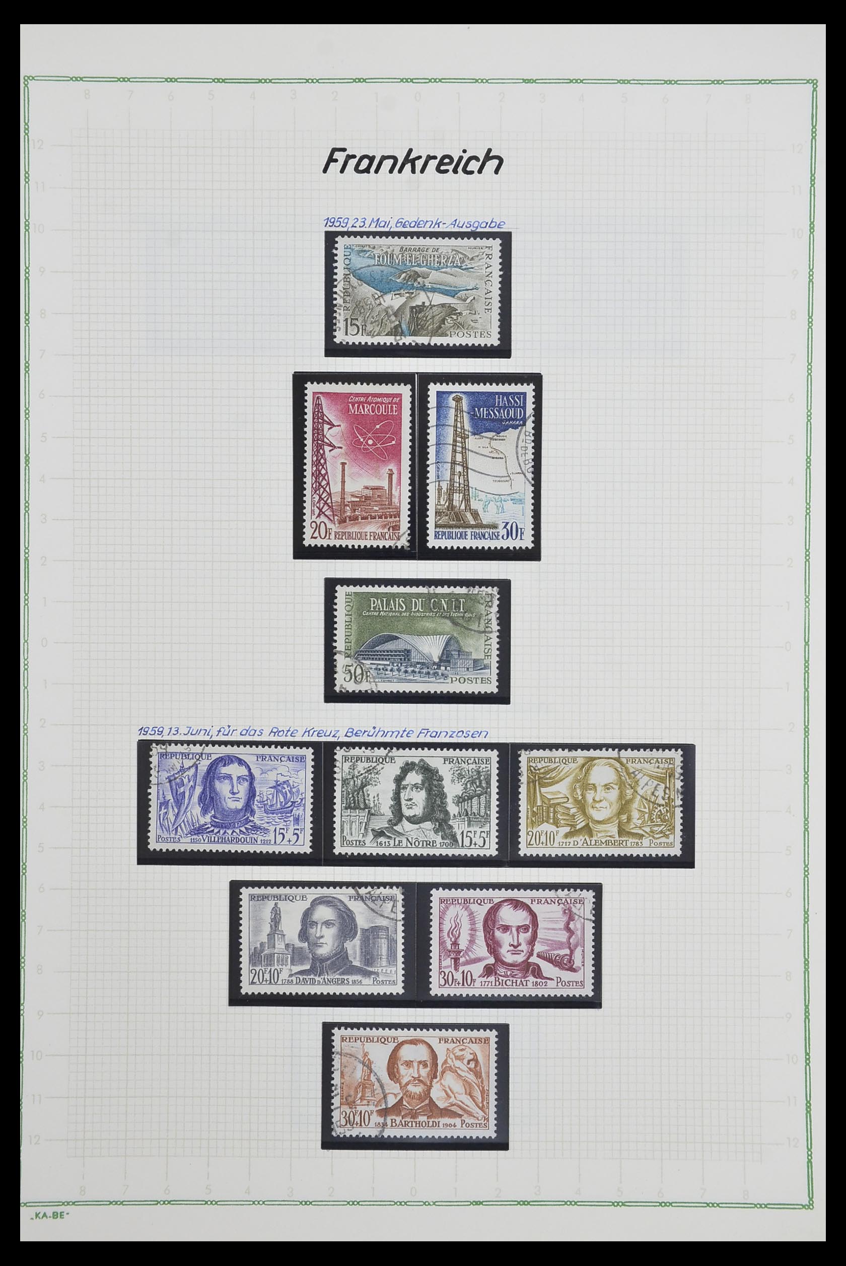 33634 129 - Postzegelverzameling 33634 Frankrijk 1849-2000.