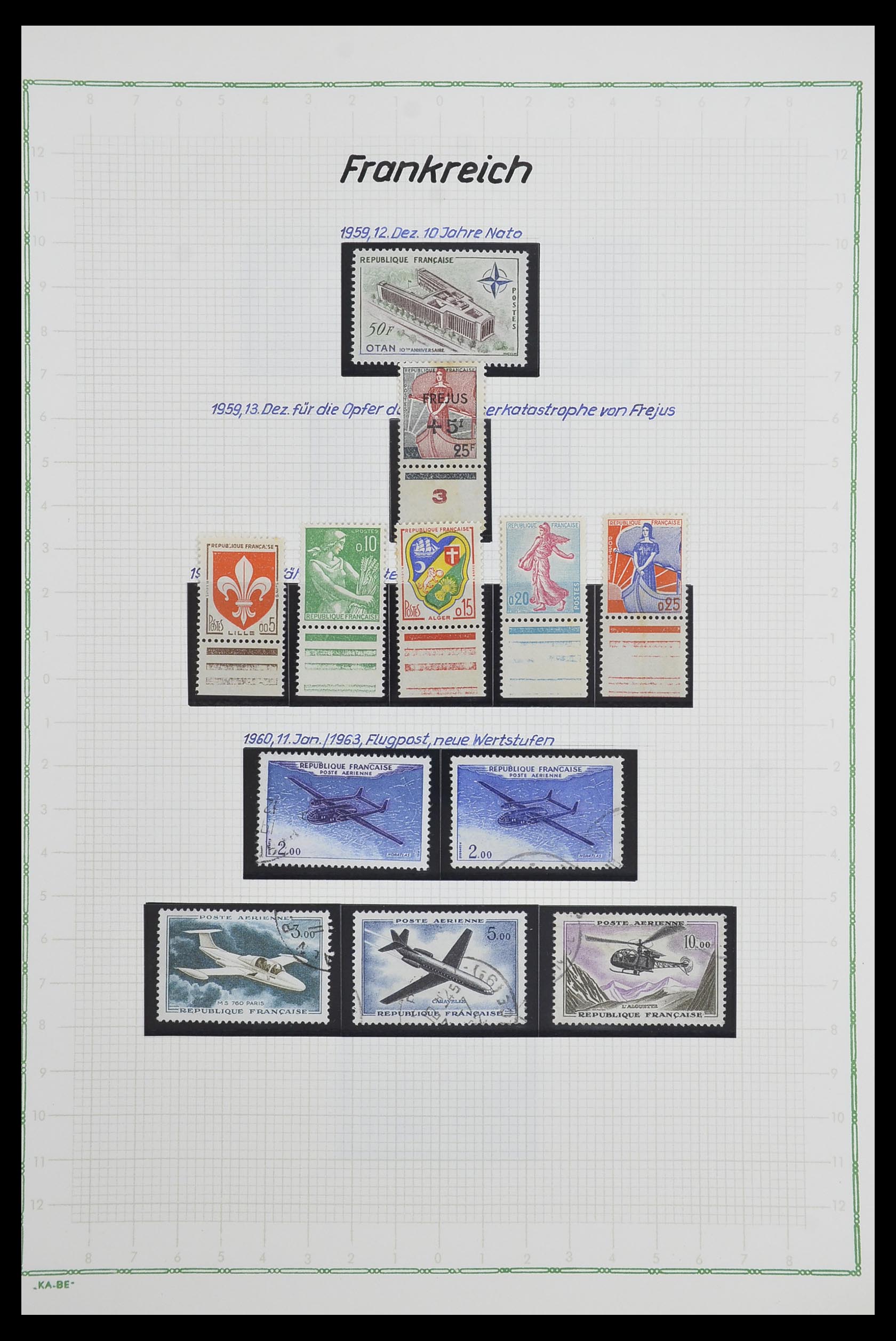 33634 132 - Postzegelverzameling 33634 Frankrijk 1849-2000.