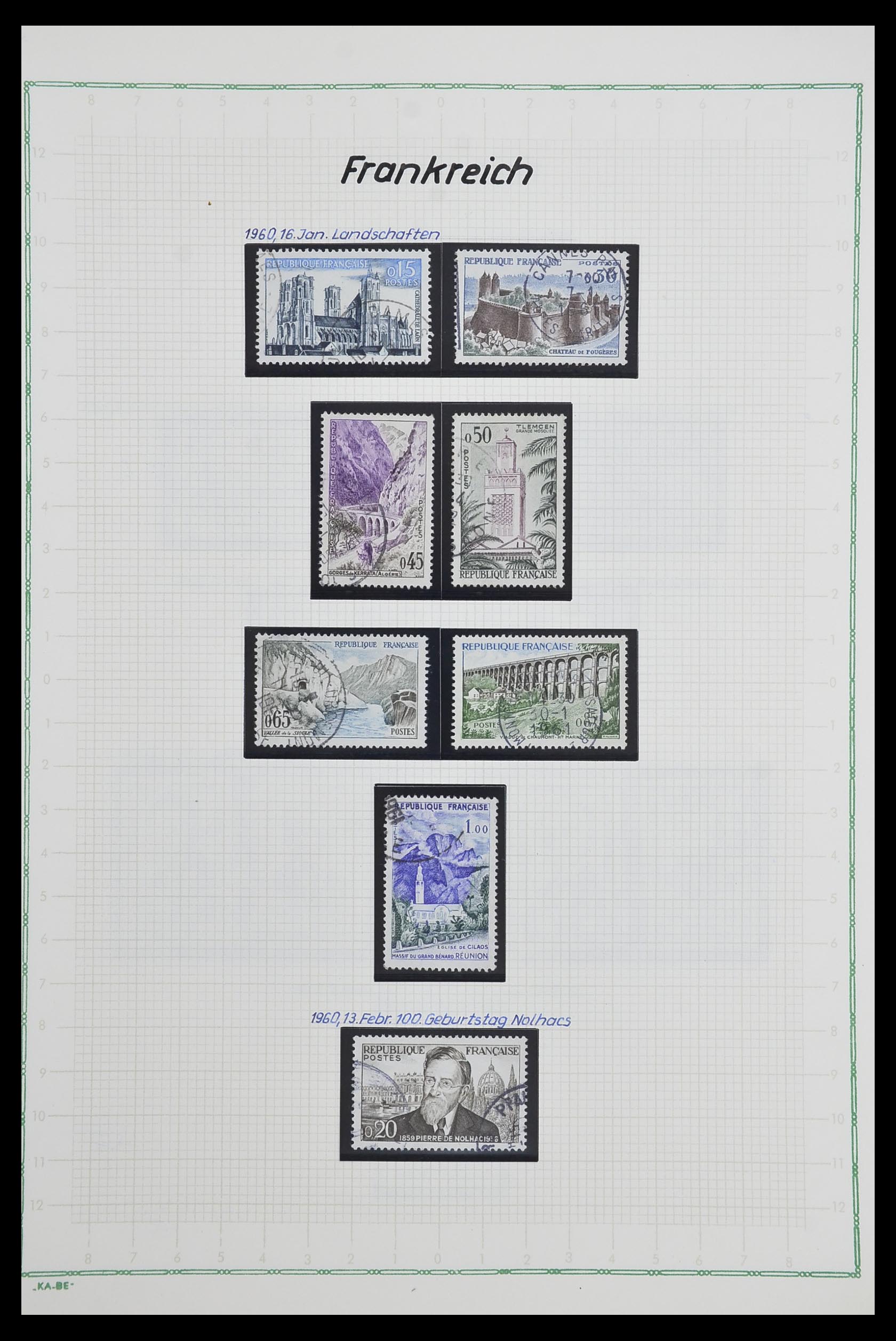 33634 133 - Postzegelverzameling 33634 Frankrijk 1849-2000.