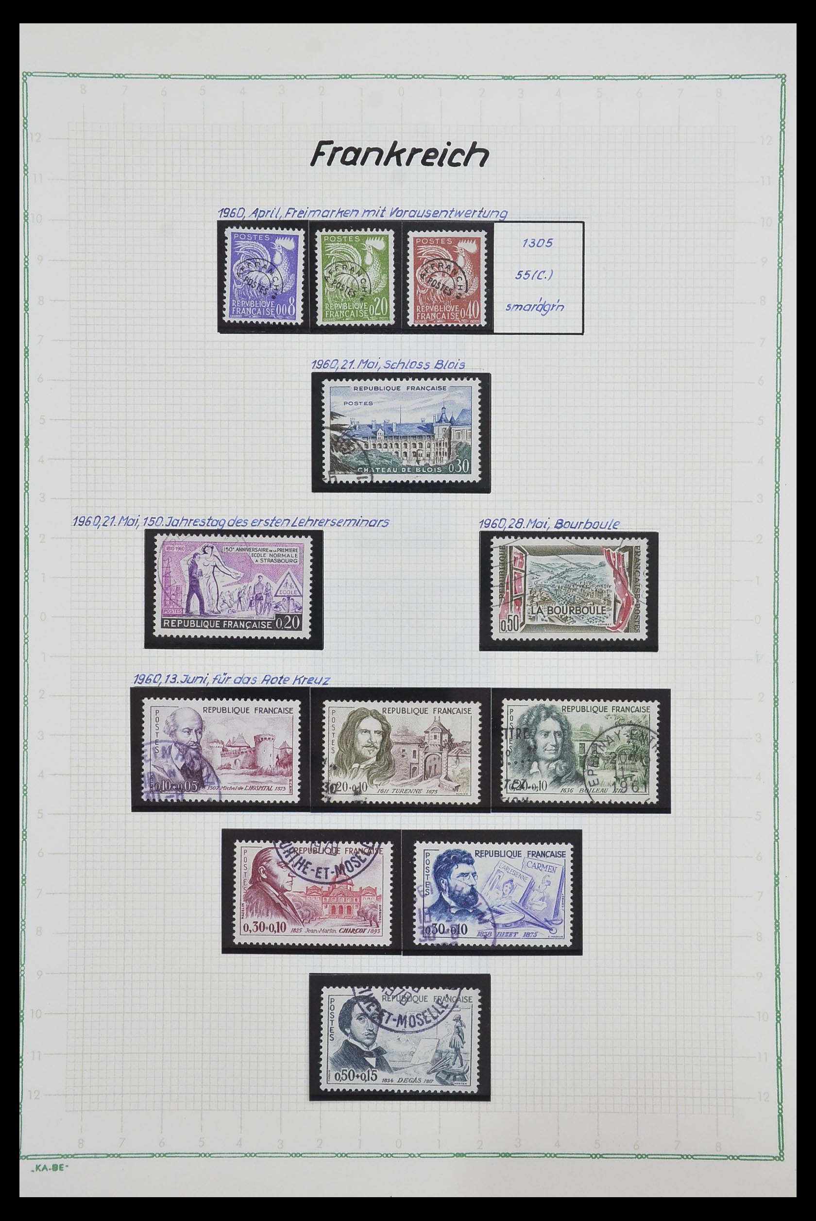 33634 135 - Postzegelverzameling 33634 Frankrijk 1849-2000.