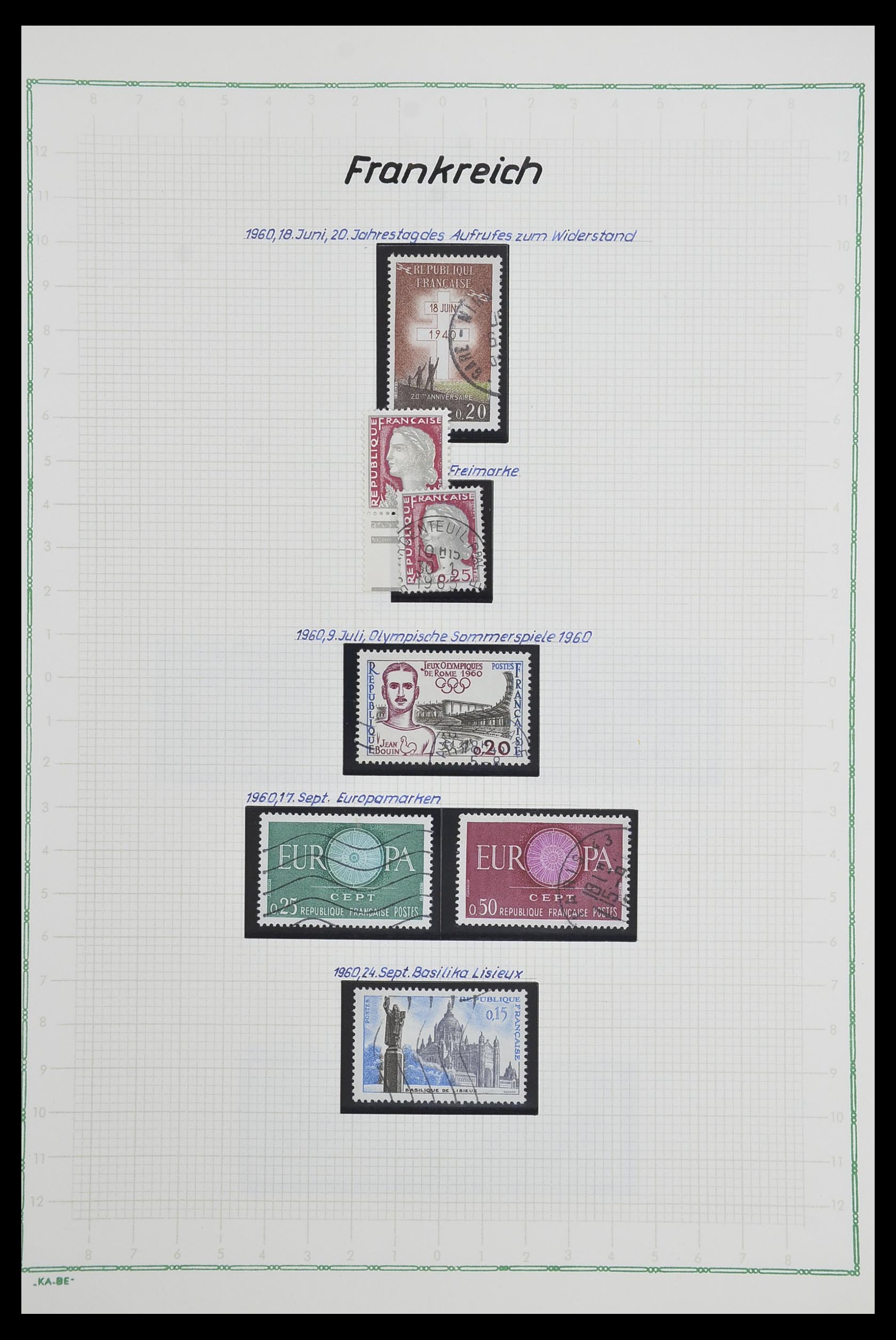 33634 136 - Postzegelverzameling 33634 Frankrijk 1849-2000.
