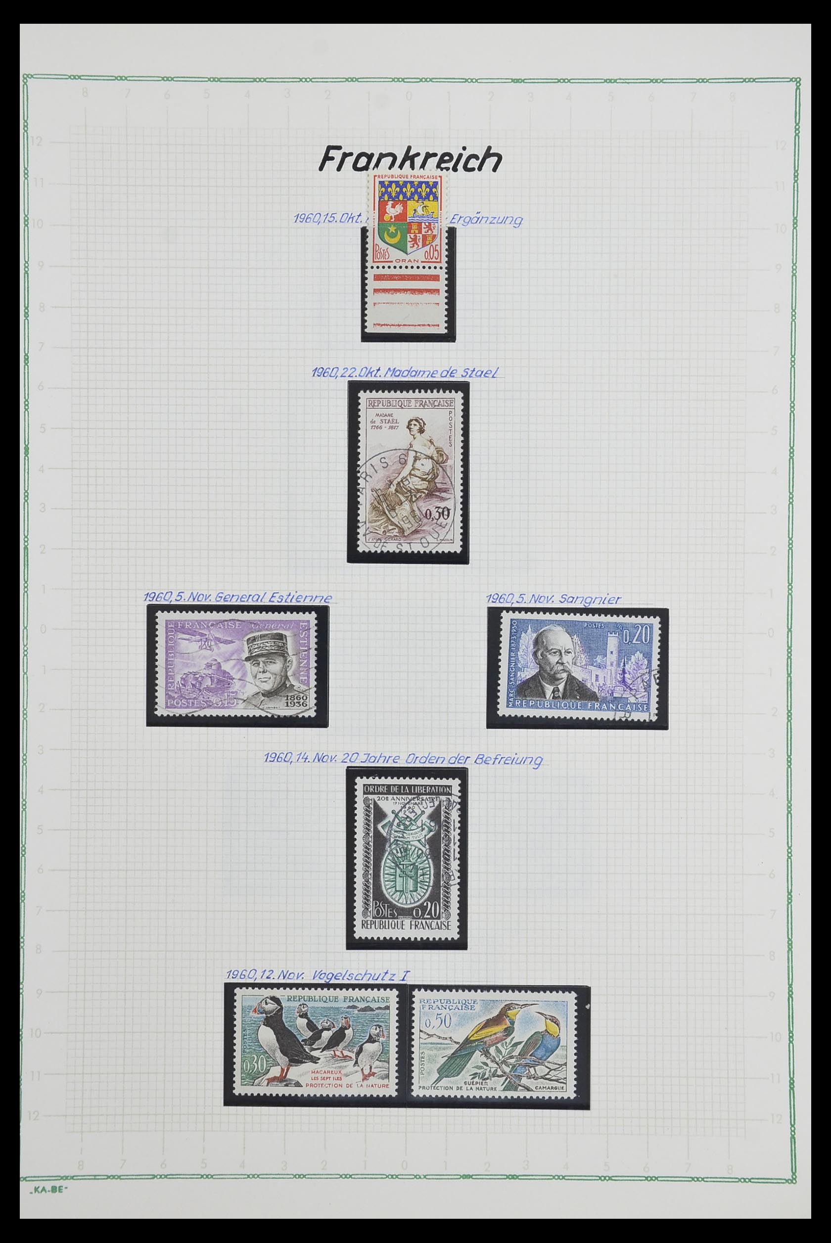 33634 137 - Postzegelverzameling 33634 Frankrijk 1849-2000.