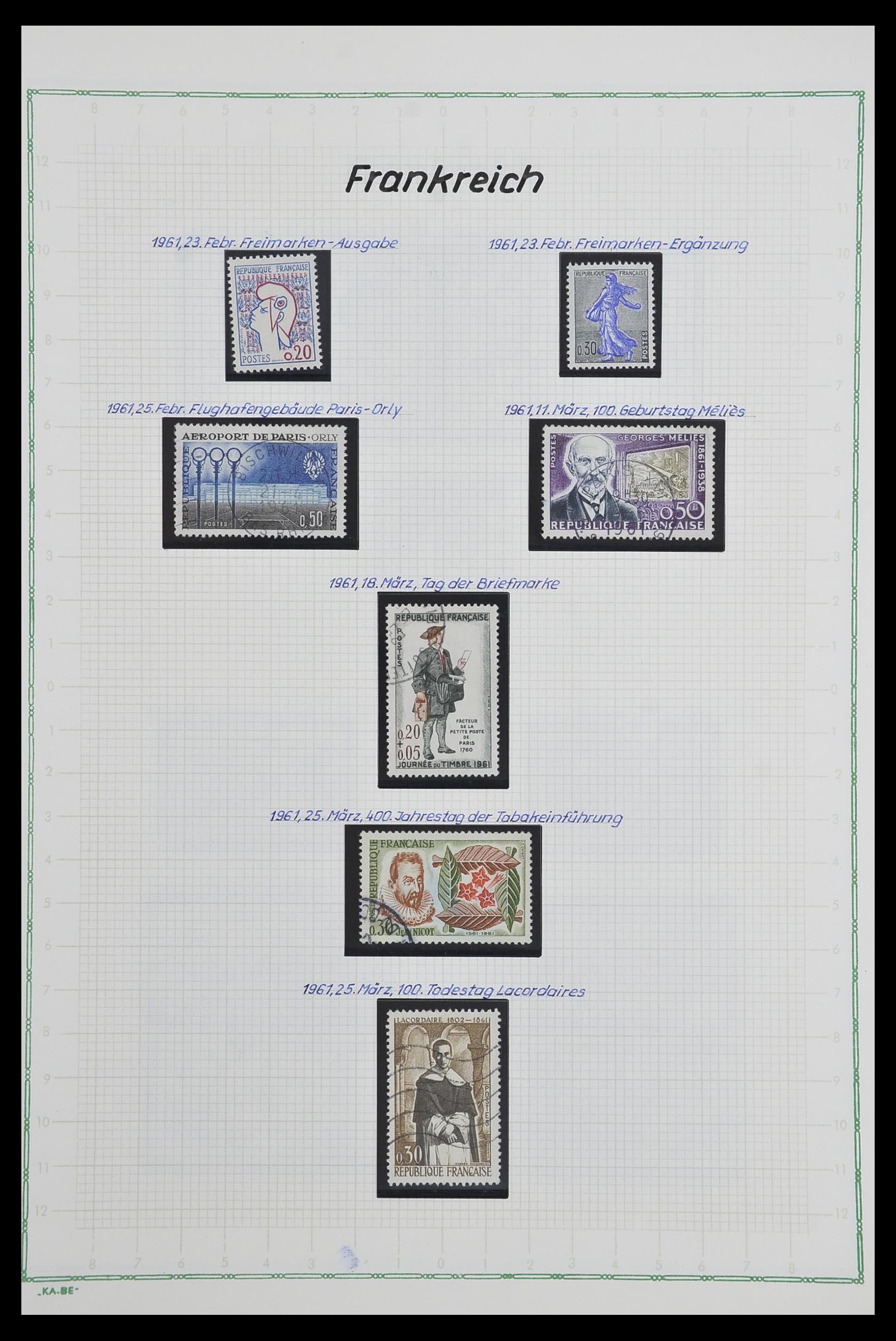33634 139 - Postzegelverzameling 33634 Frankrijk 1849-2000.
