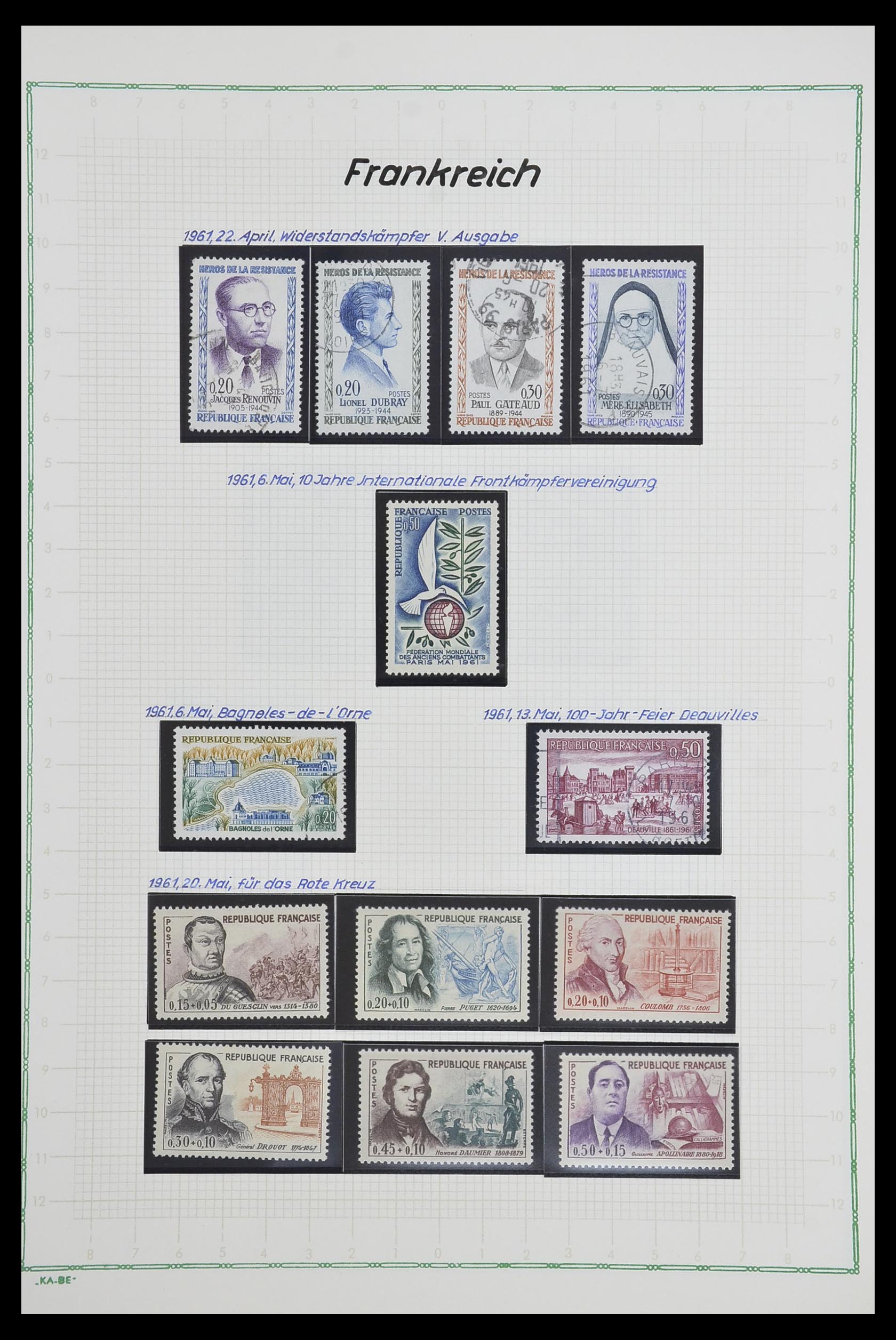 33634 140 - Postzegelverzameling 33634 Frankrijk 1849-2000.
