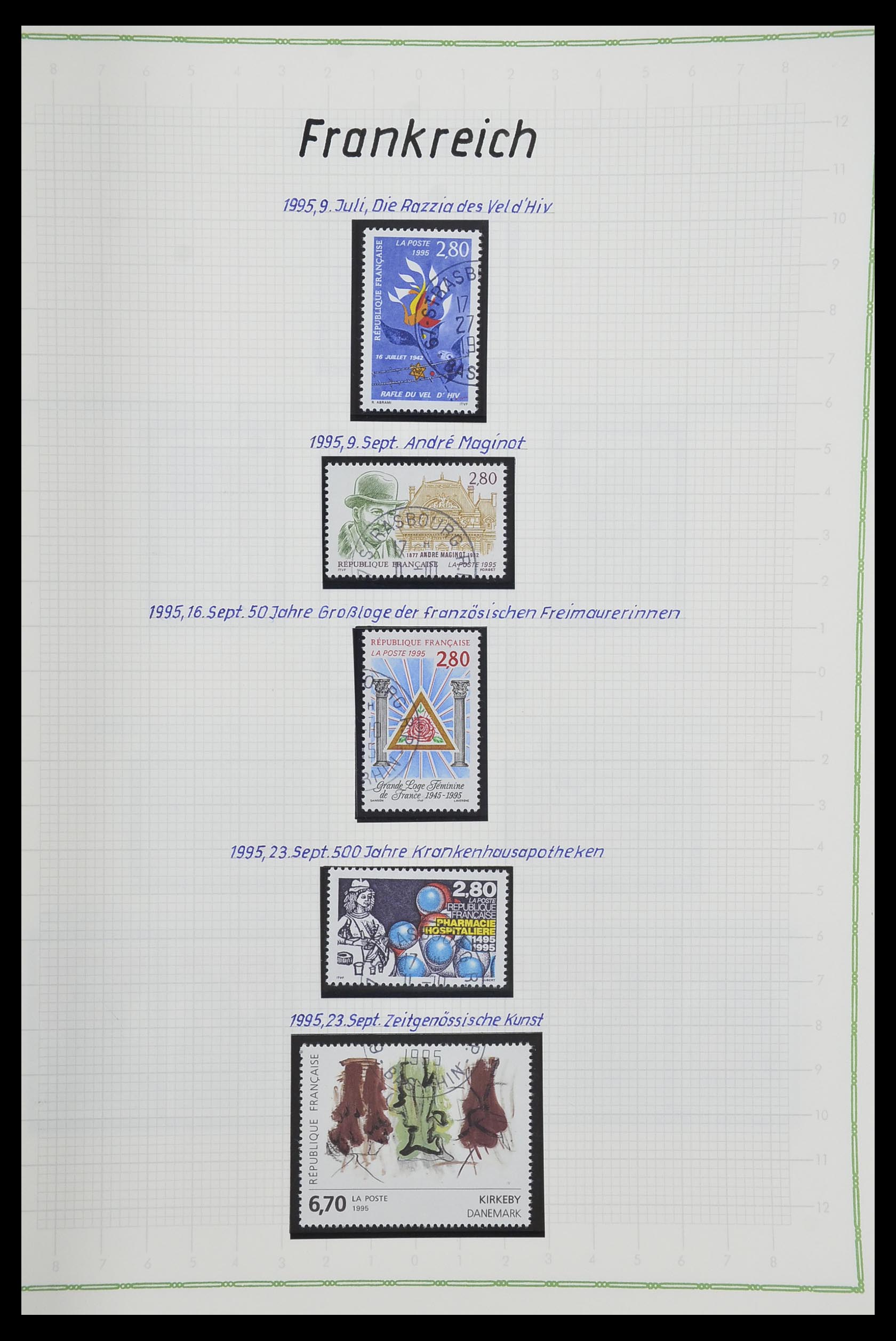 33634 448 - Stamp collection 33634 France 1849-2000.