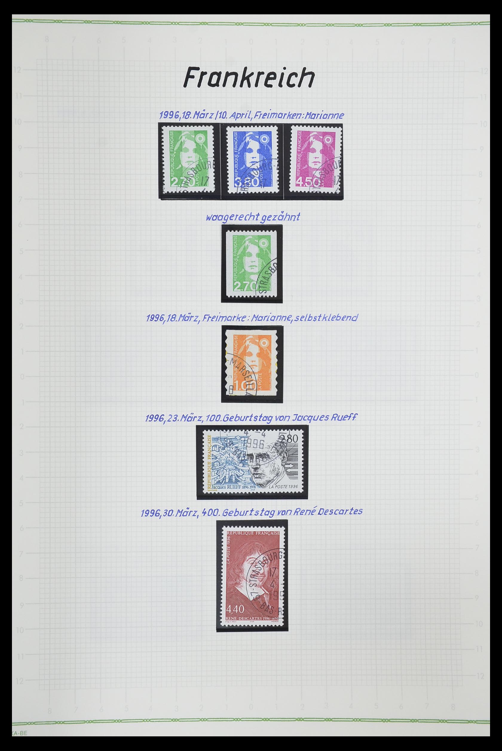 33634 452 - Stamp collection 33634 France 1849-2000.