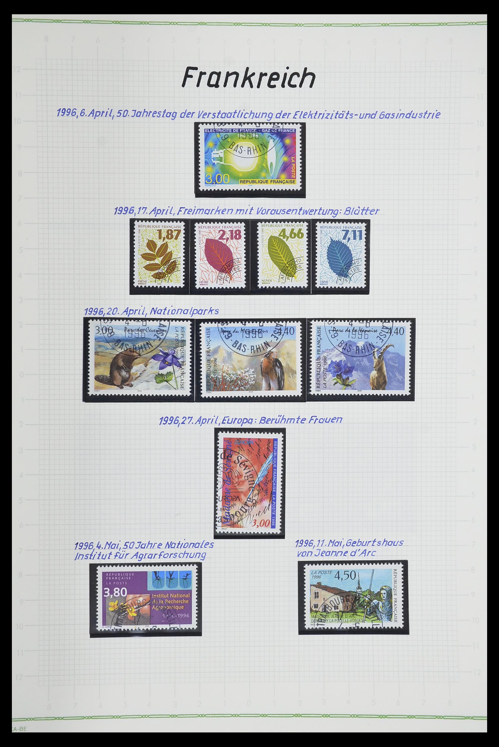 33634 453 - Stamp collection 33634 France 1849-2000.