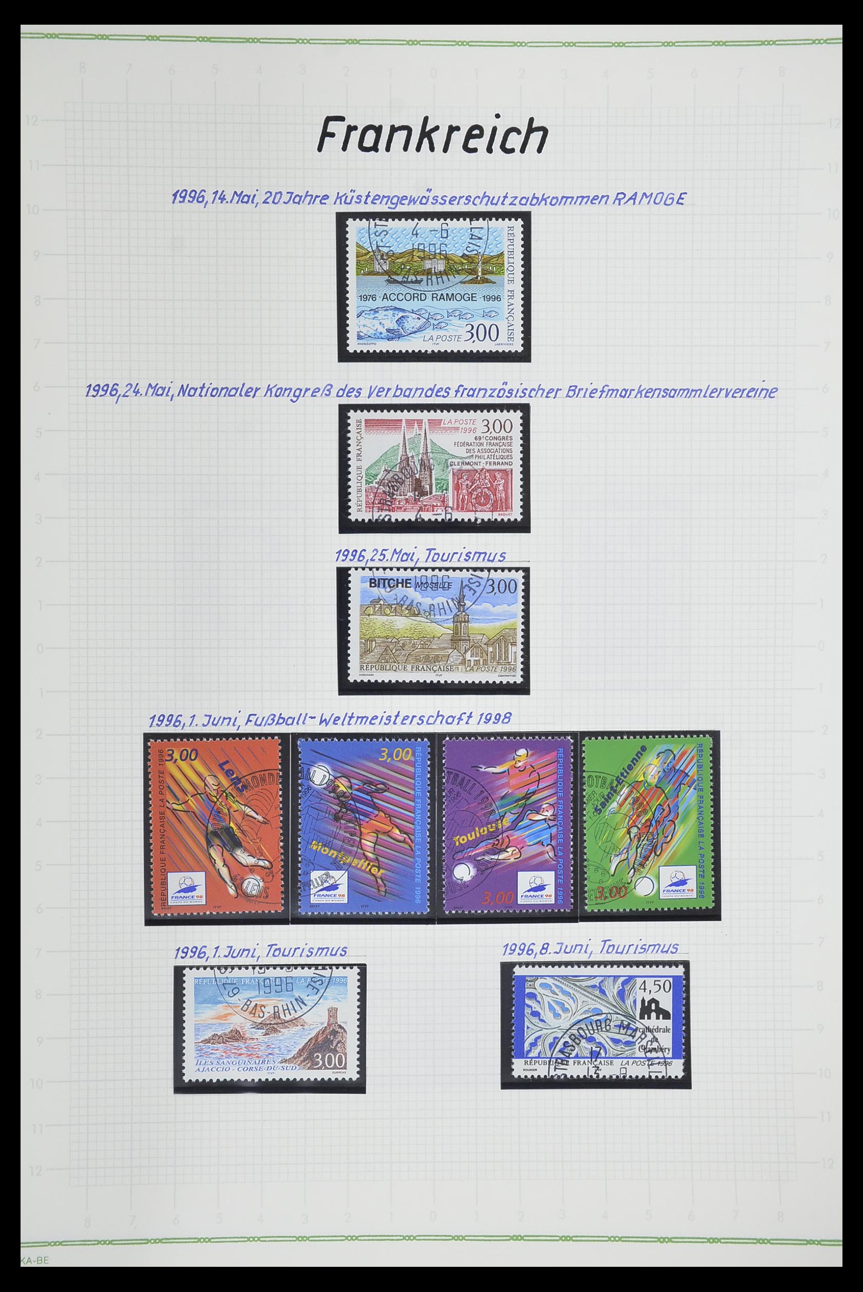33634 454 - Stamp collection 33634 France 1849-2000.