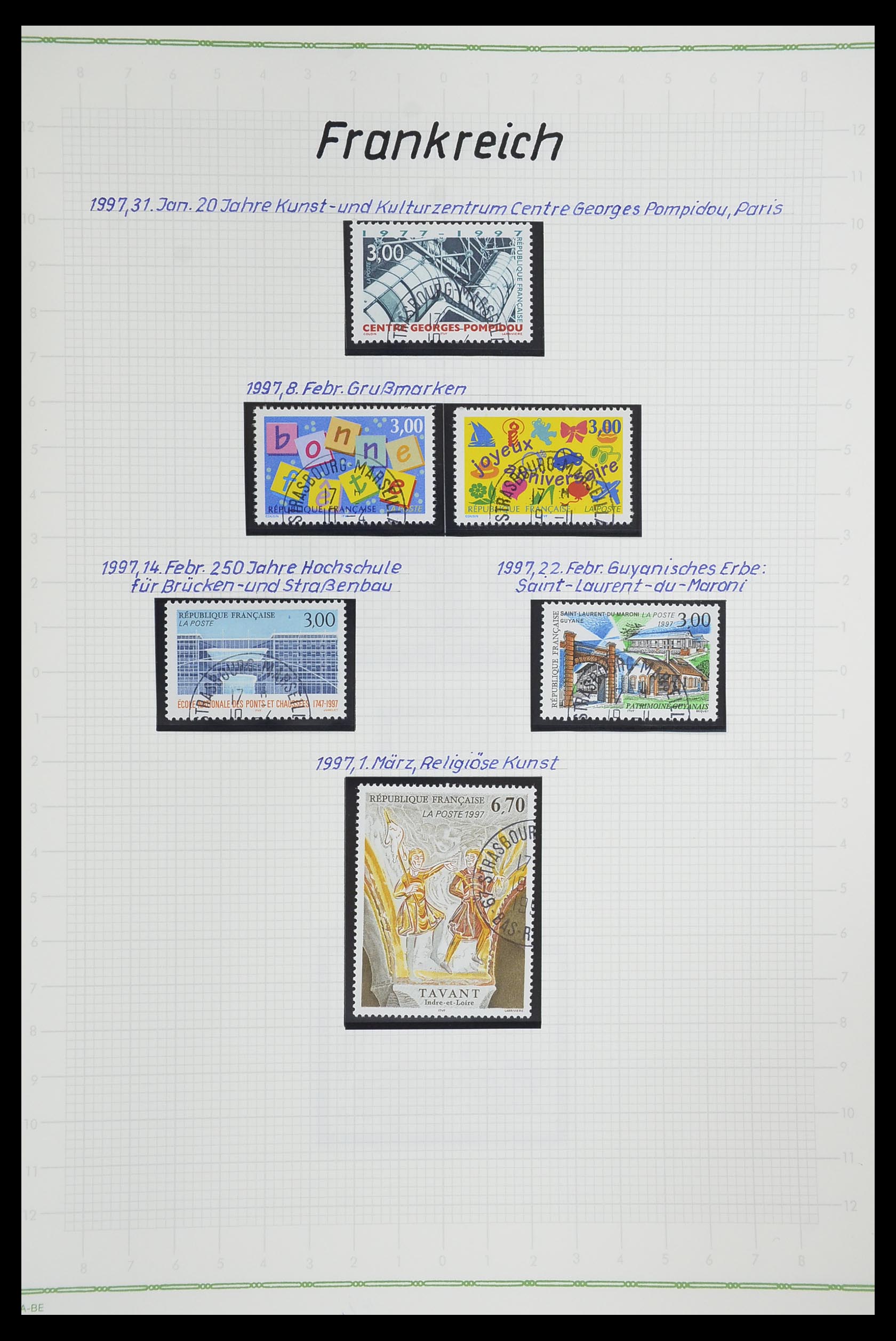 33634 461 - Stamp collection 33634 France 1849-2000.