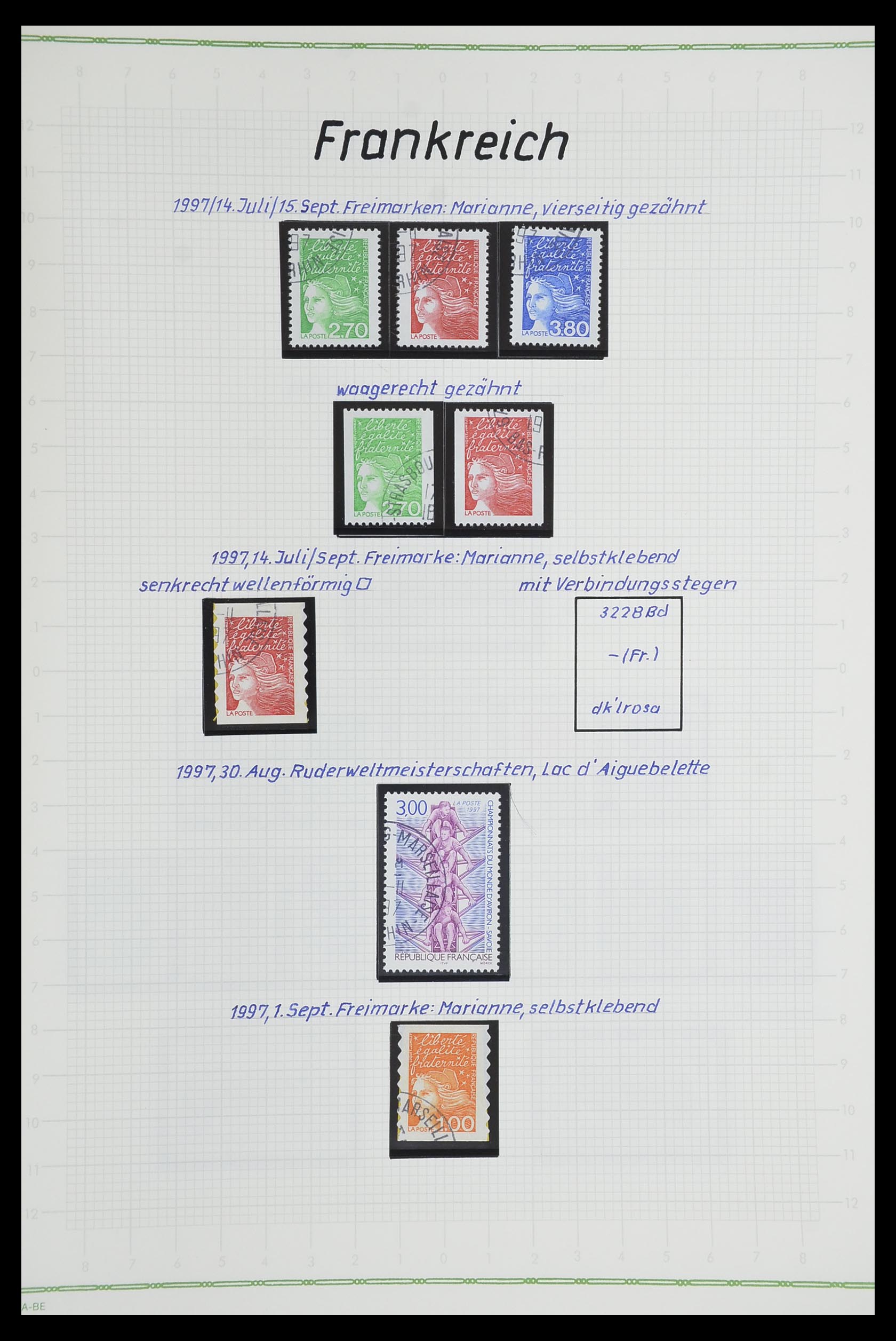 33634 466 - Stamp collection 33634 France 1849-2000.