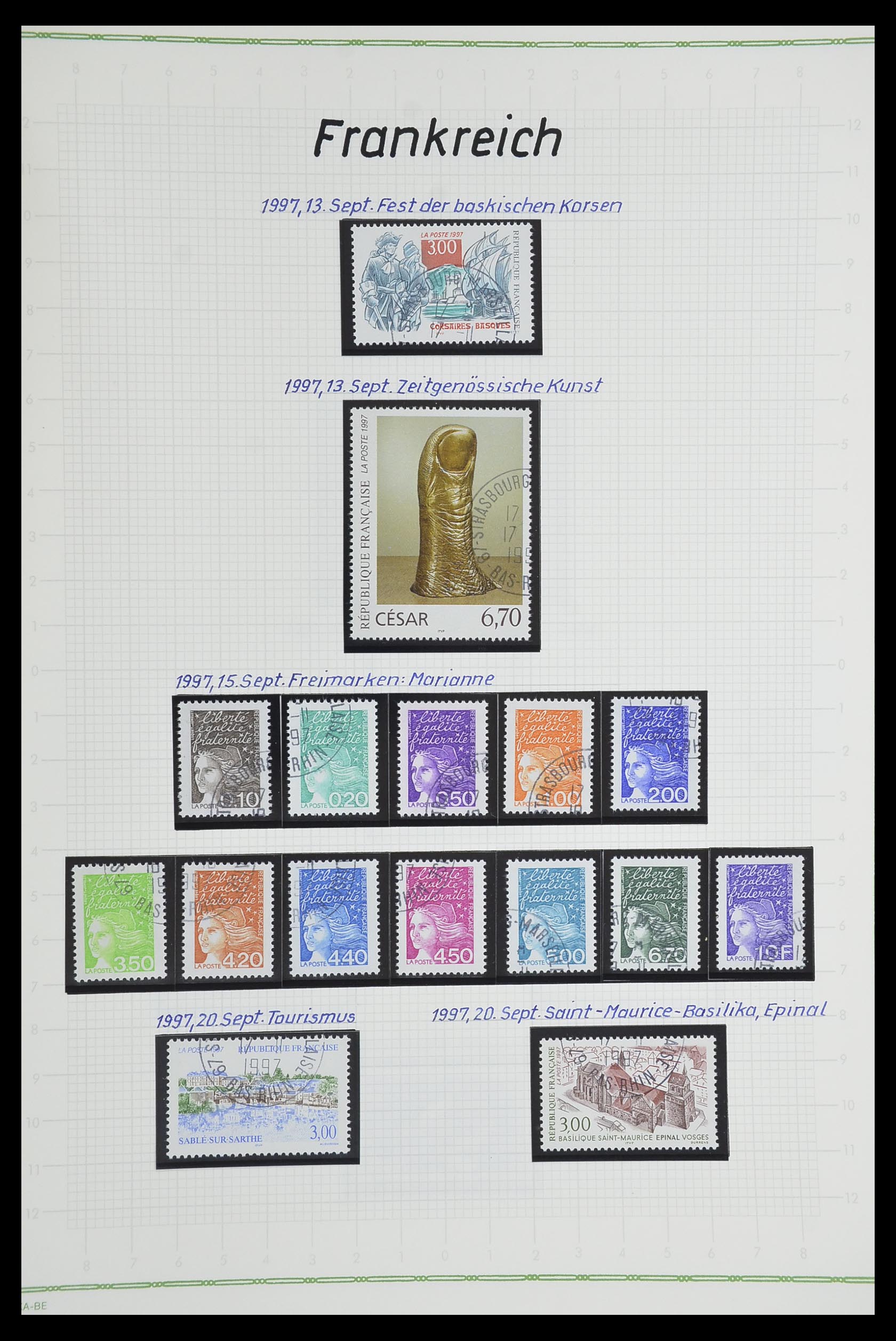 33634 467 - Stamp collection 33634 France 1849-2000.
