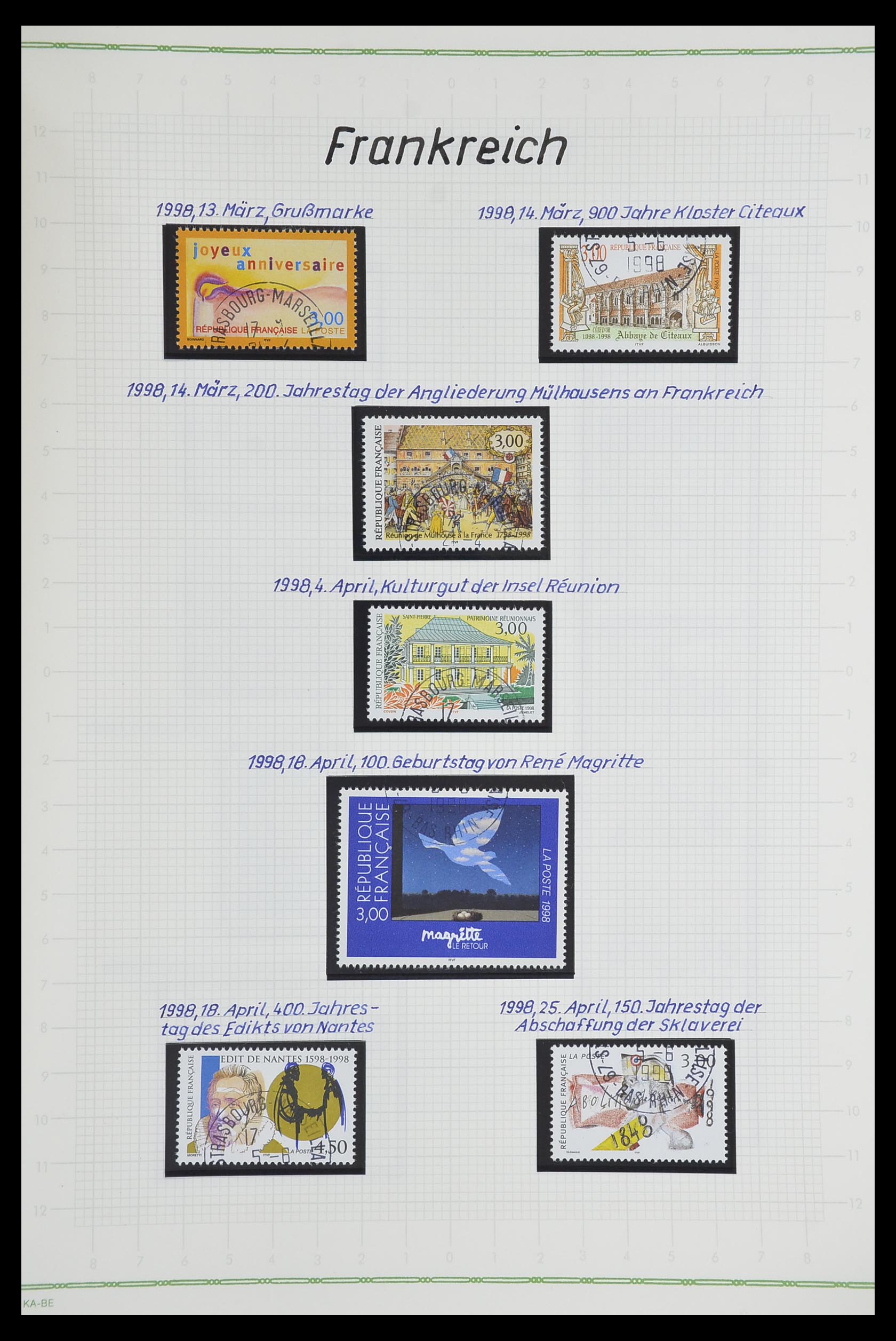 33634 474 - Stamp collection 33634 France 1849-2000.