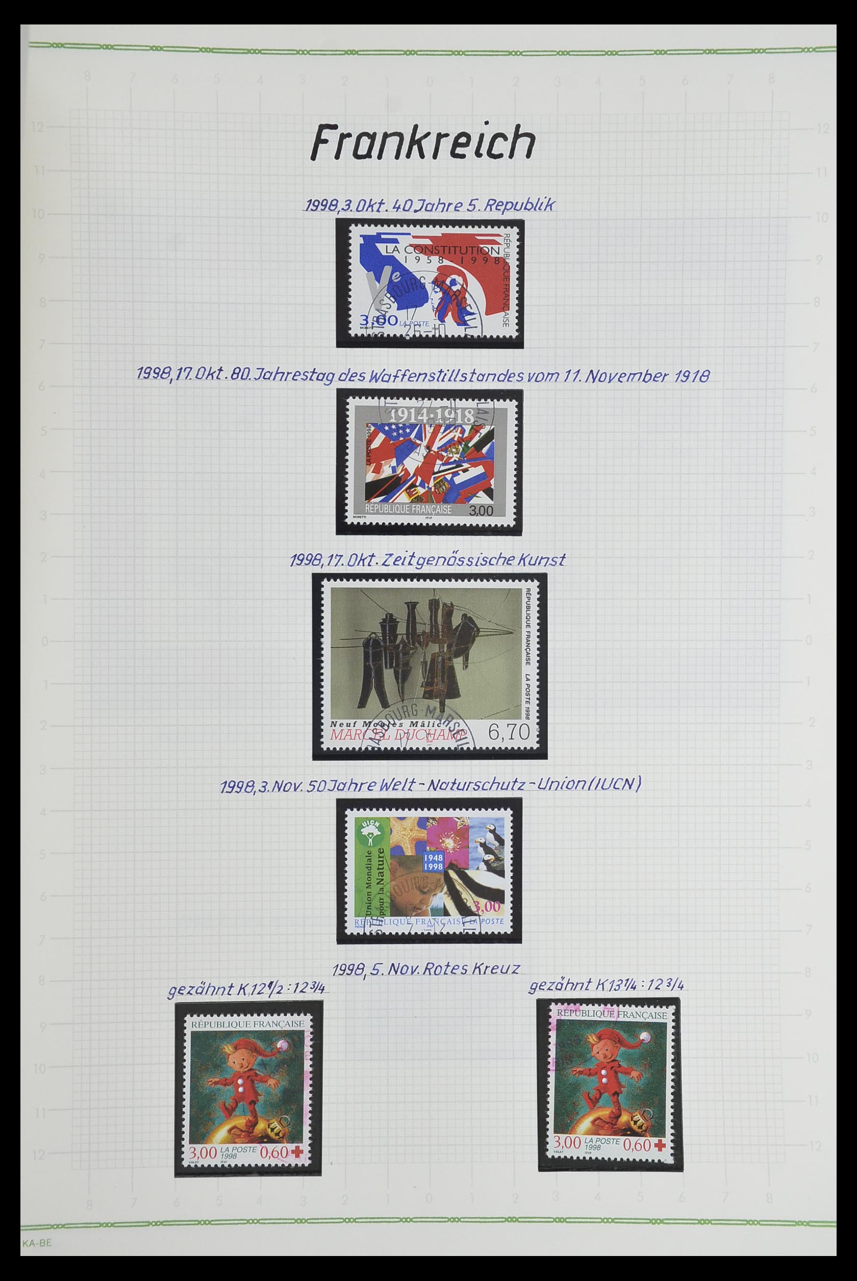 33634 482 - Postzegelverzameling 33634 Frankrijk 1849-2000.