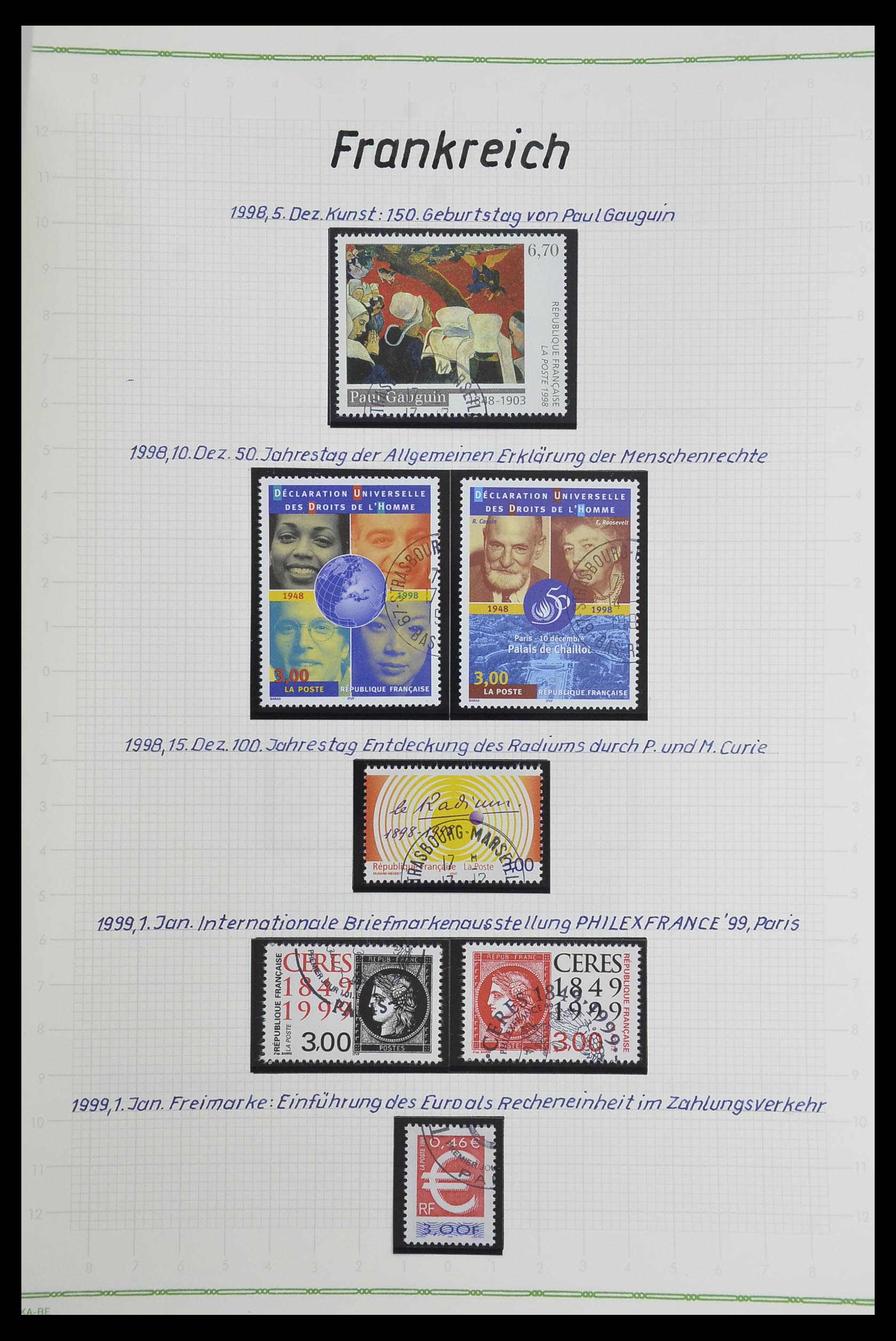 33634 485 - Stamp collection 33634 France 1849-2000.