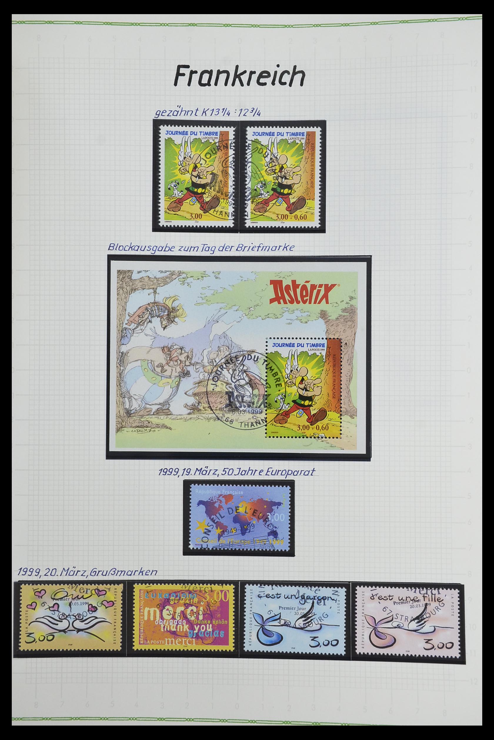 33634 488 - Postzegelverzameling 33634 Frankrijk 1849-2000.