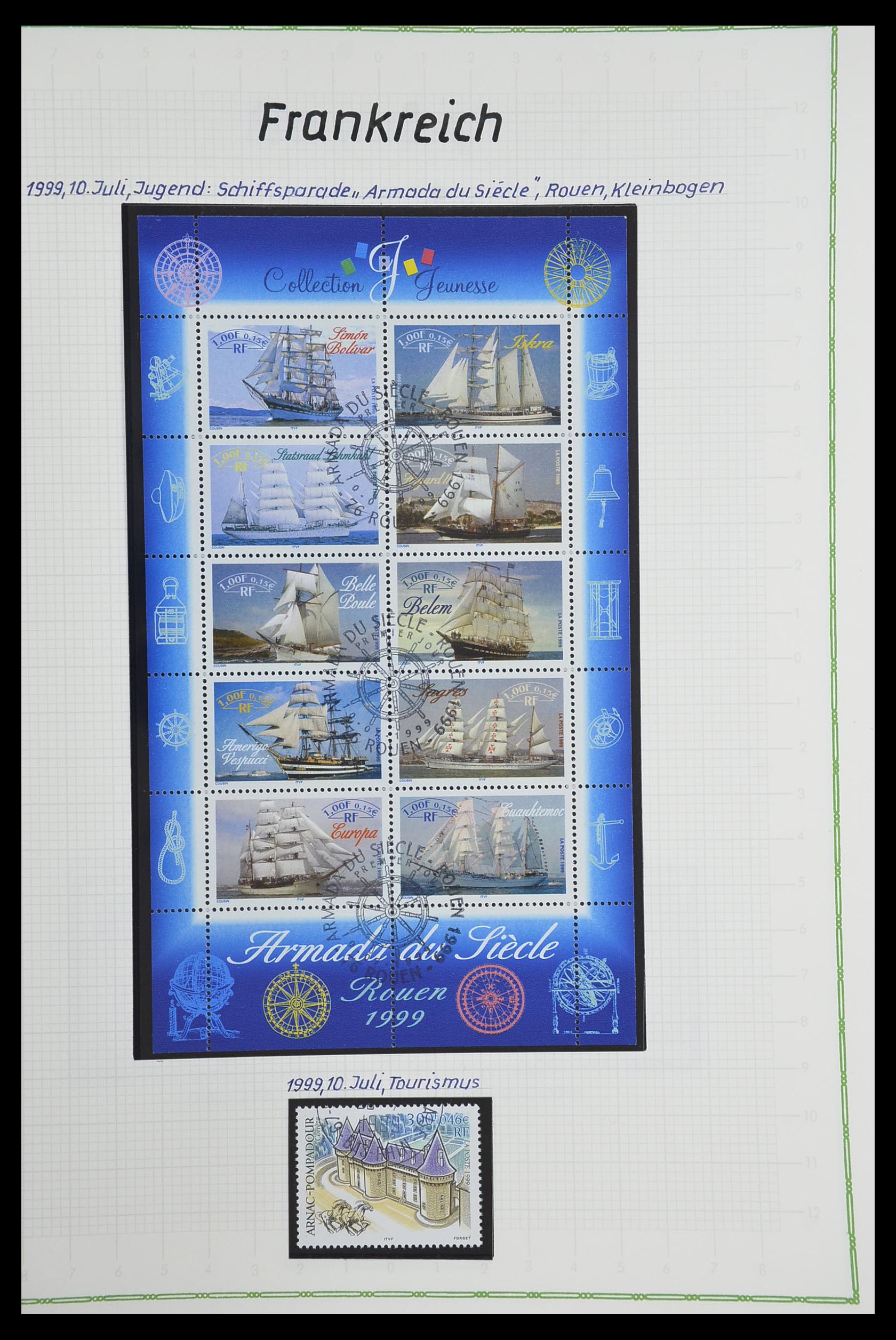33634 495 - Postzegelverzameling 33634 Frankrijk 1849-2000.