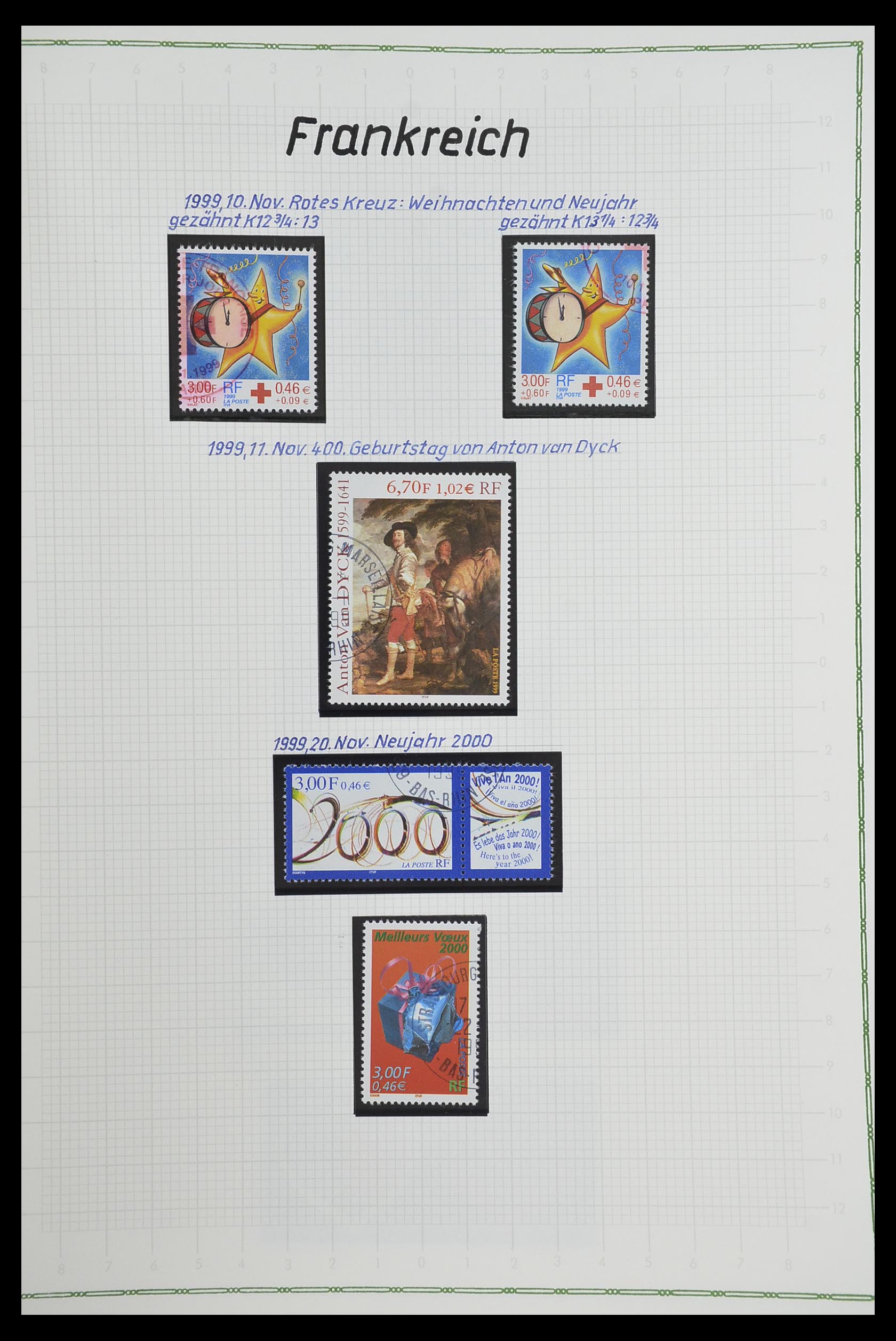 33634 497 - Postzegelverzameling 33634 Frankrijk 1849-2000.