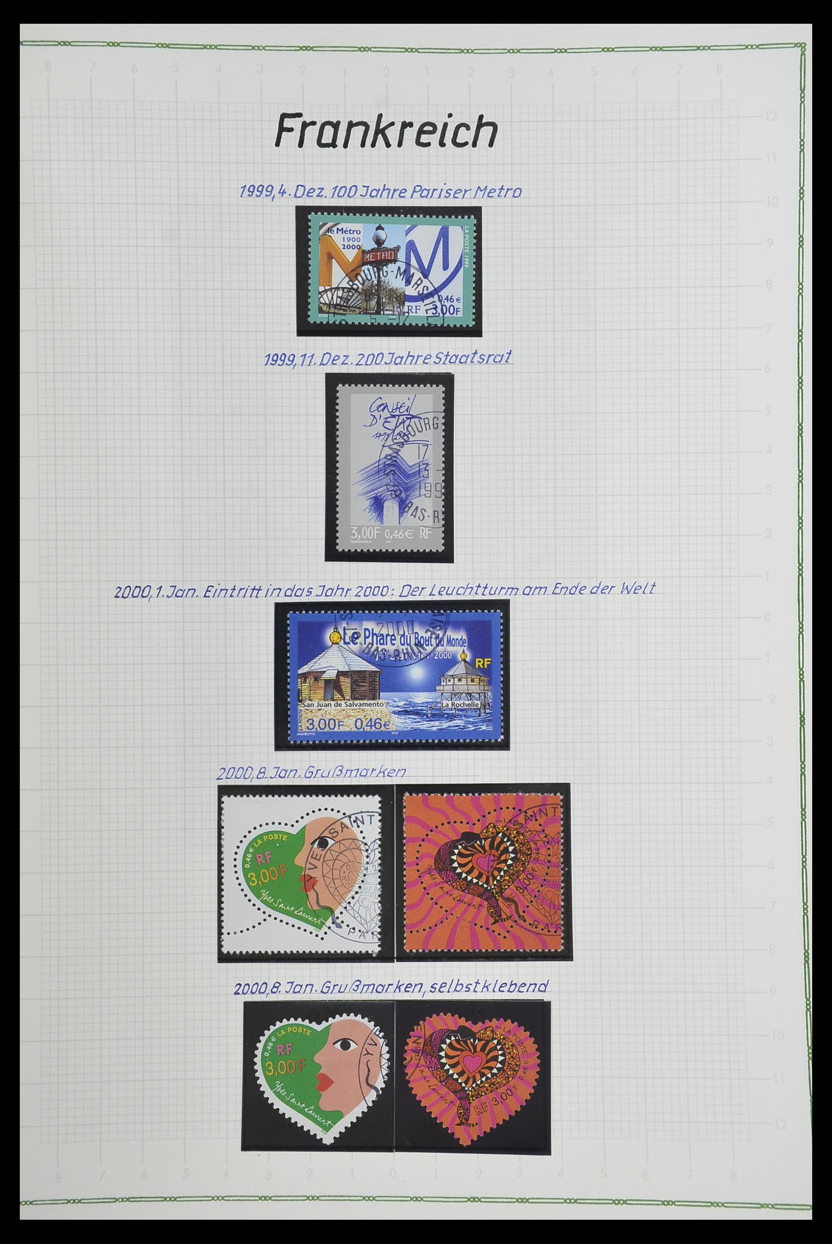 33634 498 - Postzegelverzameling 33634 Frankrijk 1849-2000.