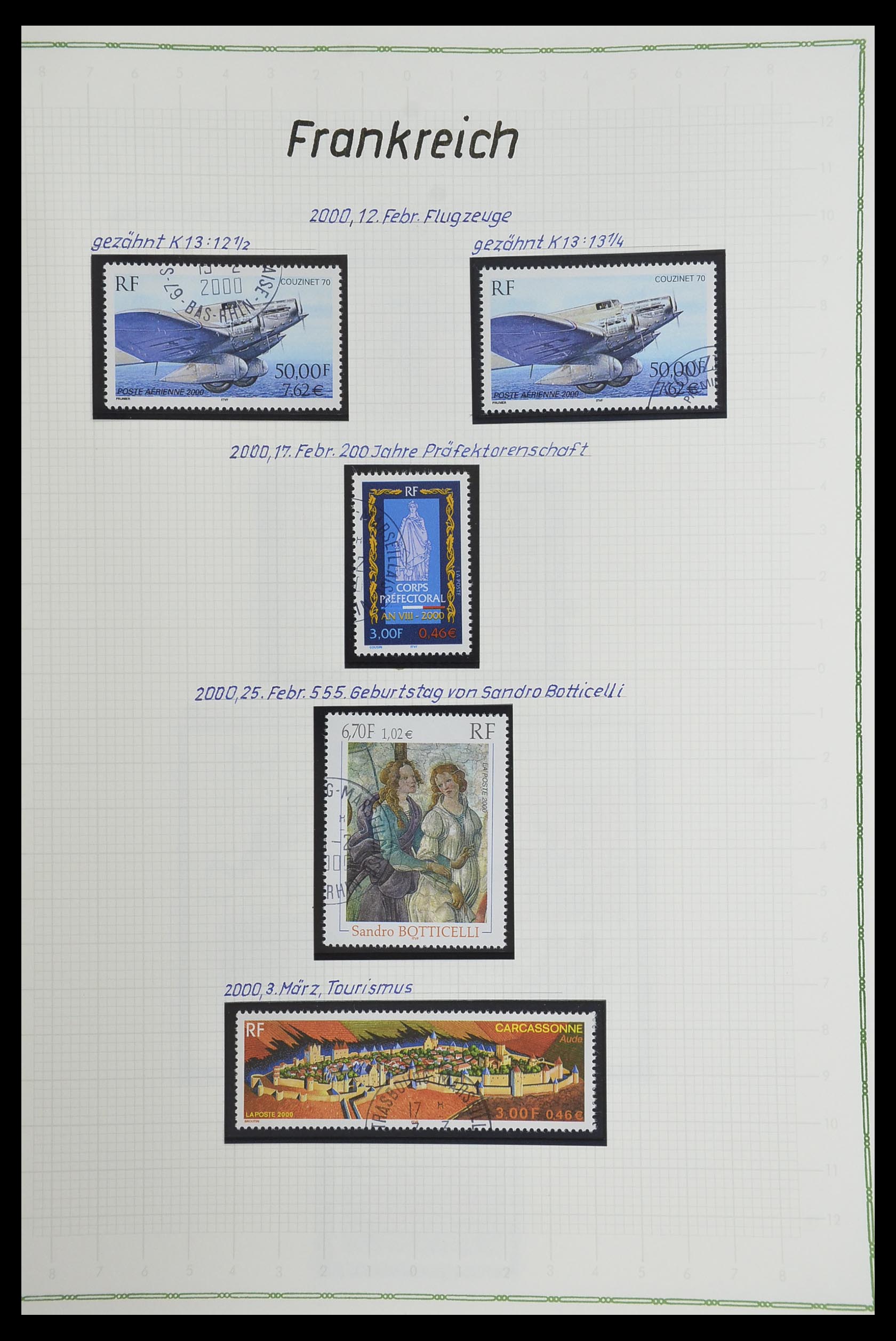 33634 501 - Postzegelverzameling 33634 Frankrijk 1849-2000.