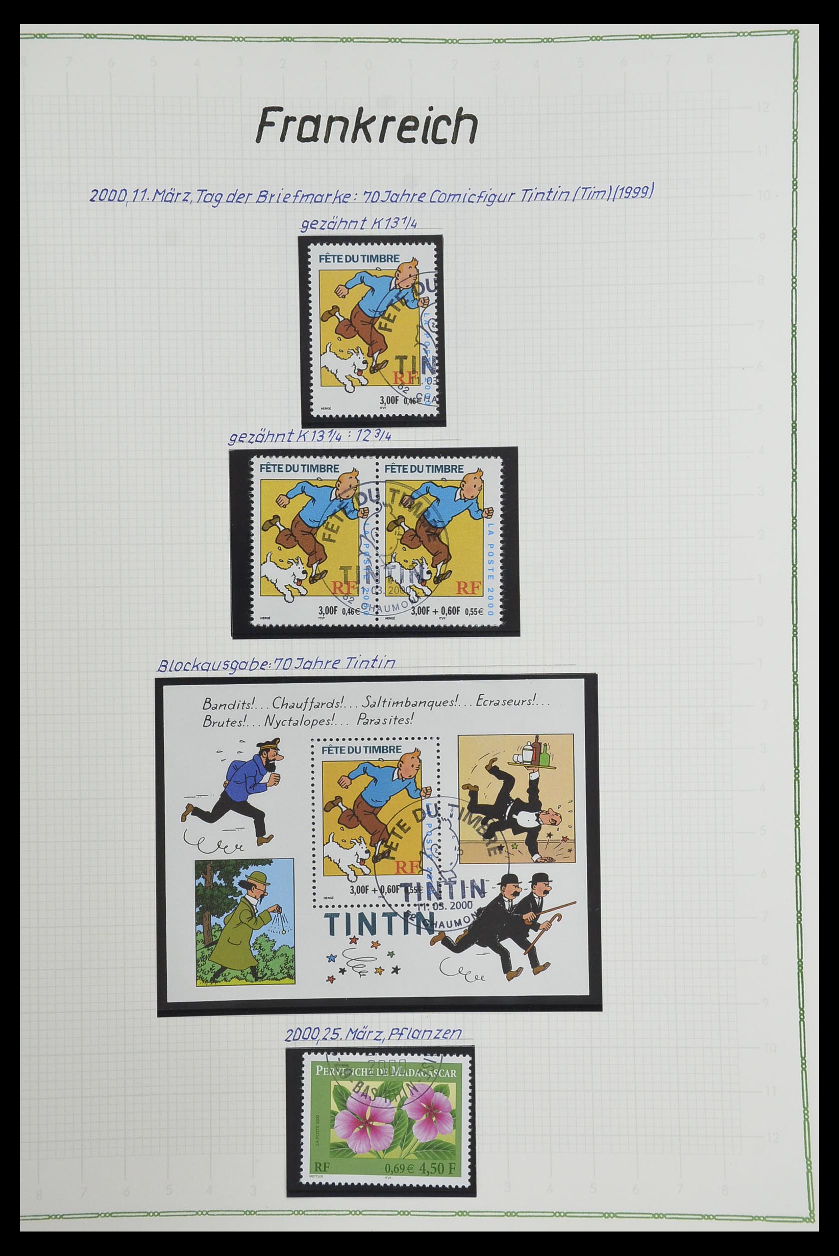 33634 502 - Postzegelverzameling 33634 Frankrijk 1849-2000.