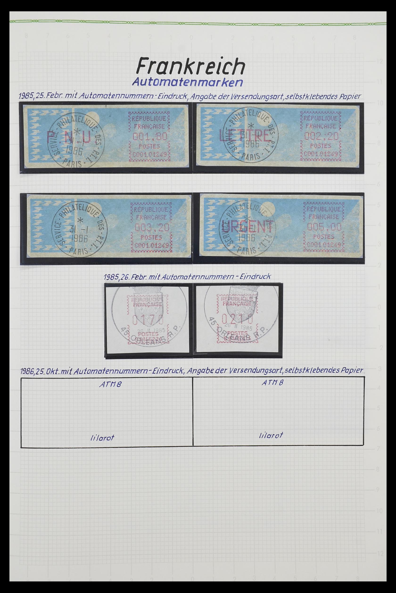 33634 509 - Postzegelverzameling 33634 Frankrijk 1849-2000.