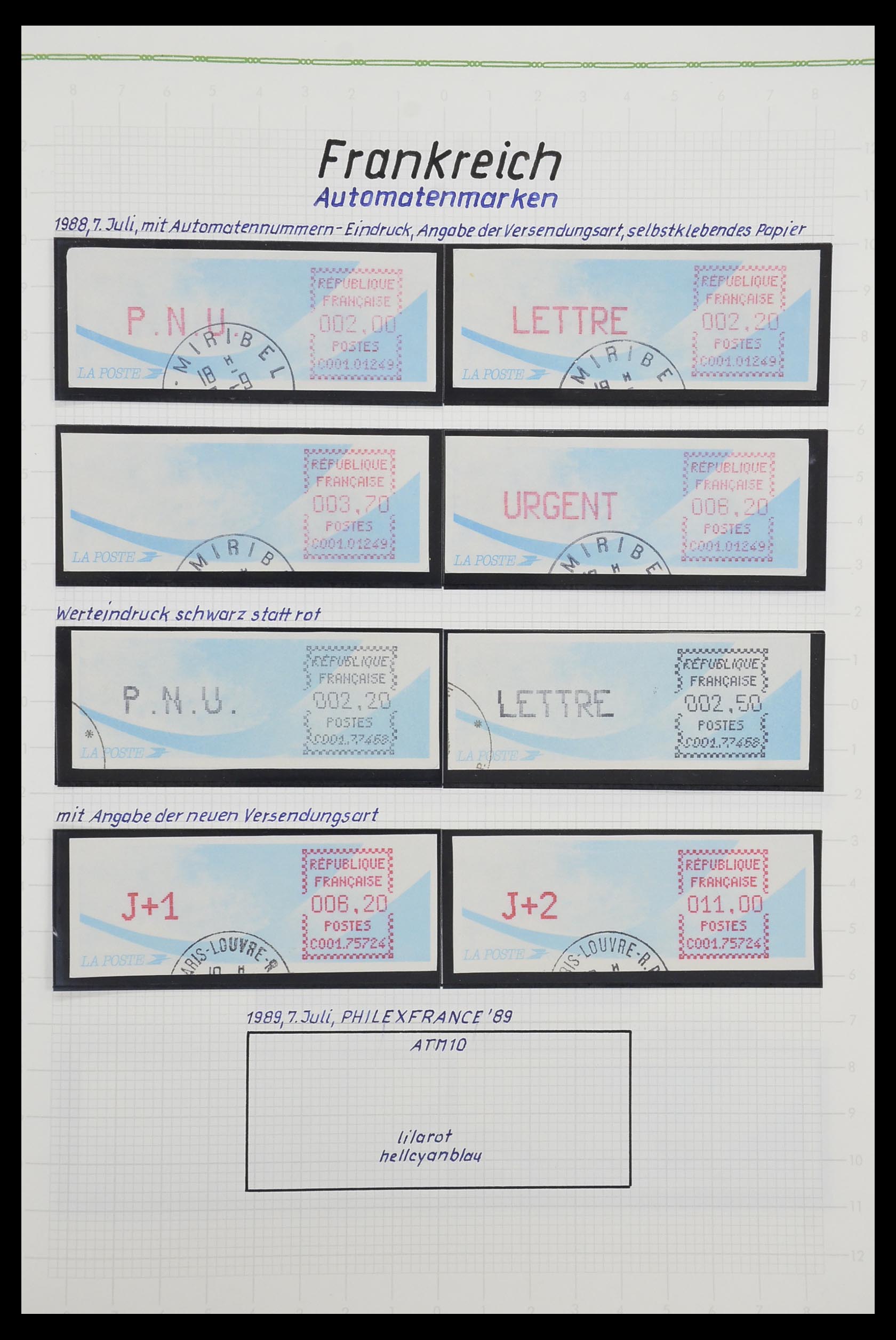 33634 510 - Postzegelverzameling 33634 Frankrijk 1849-2000.