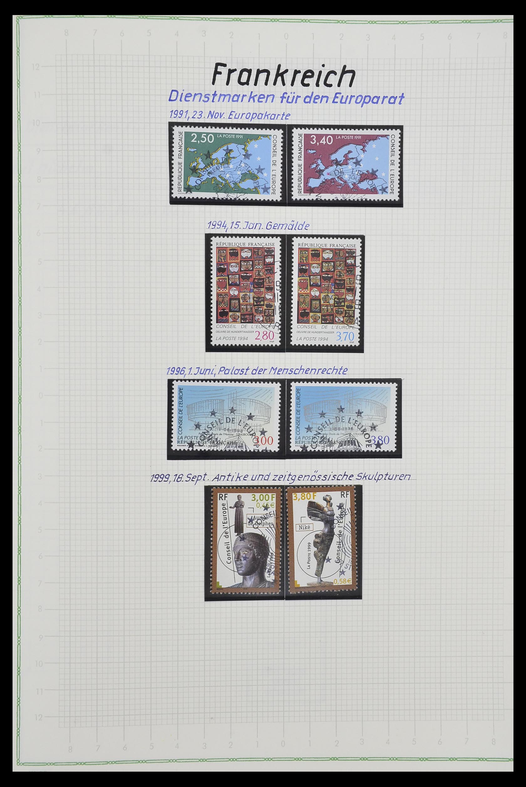 33634 517 - Postzegelverzameling 33634 Frankrijk 1849-2000.