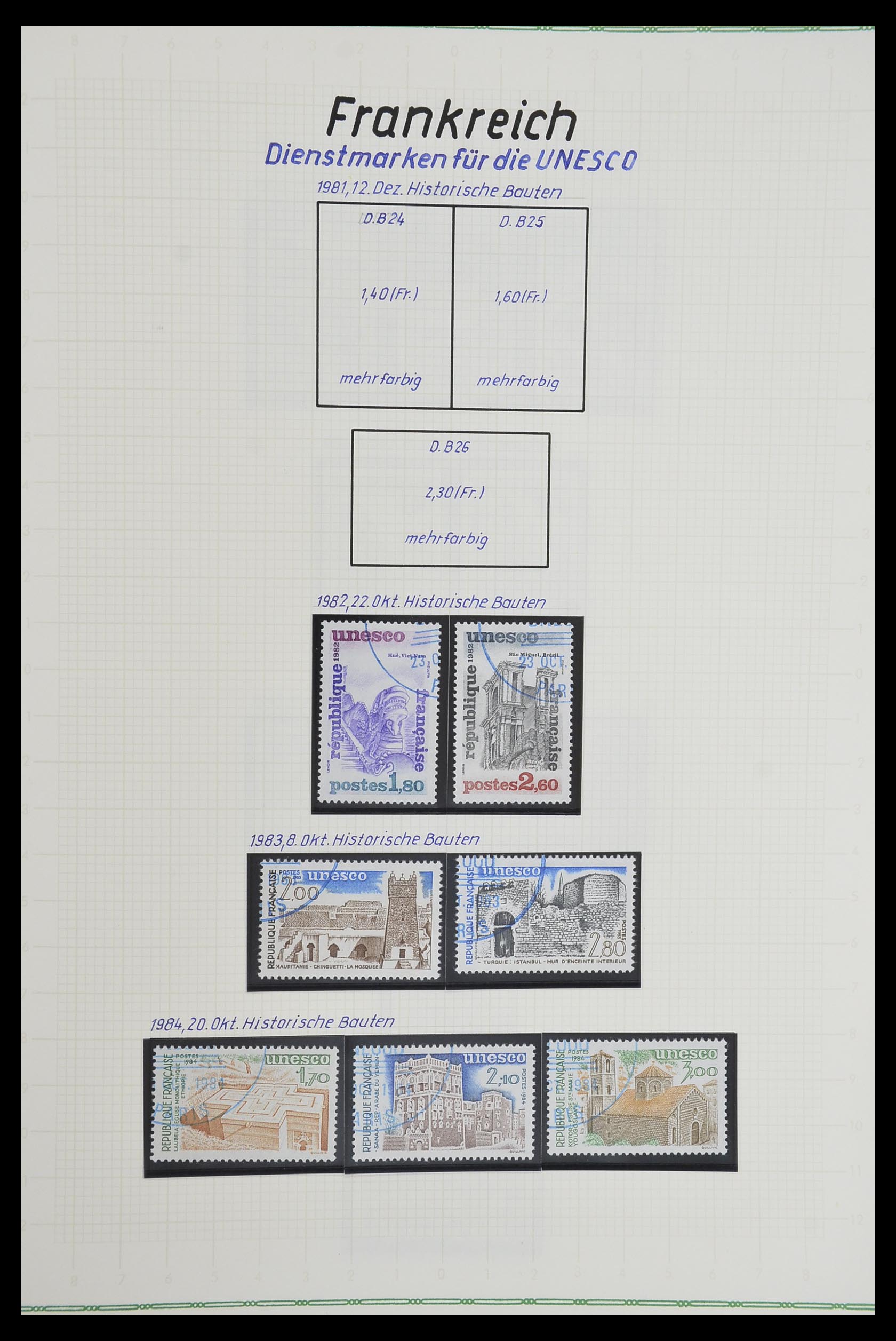 33634 518 - Postzegelverzameling 33634 Frankrijk 1849-2000.