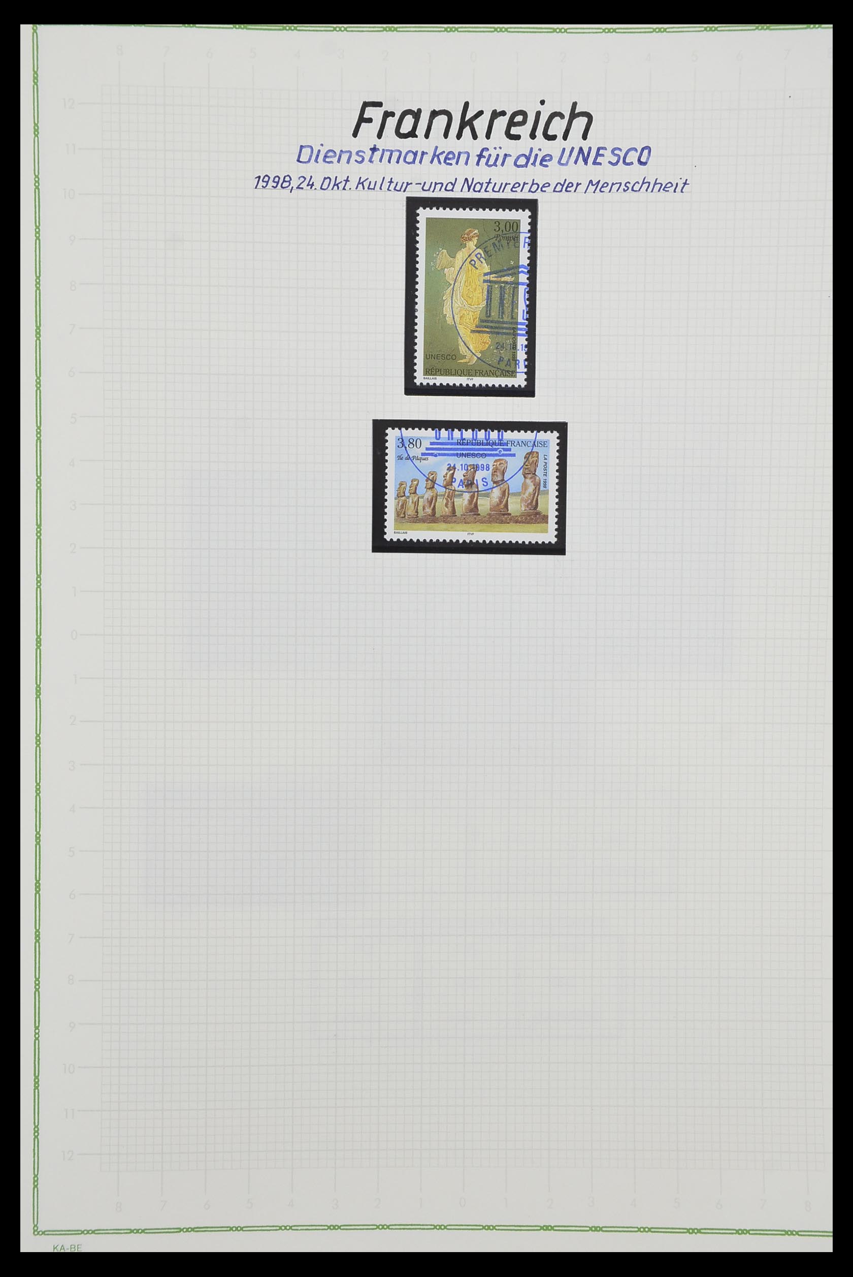 33634 521 - Postzegelverzameling 33634 Frankrijk 1849-2000.