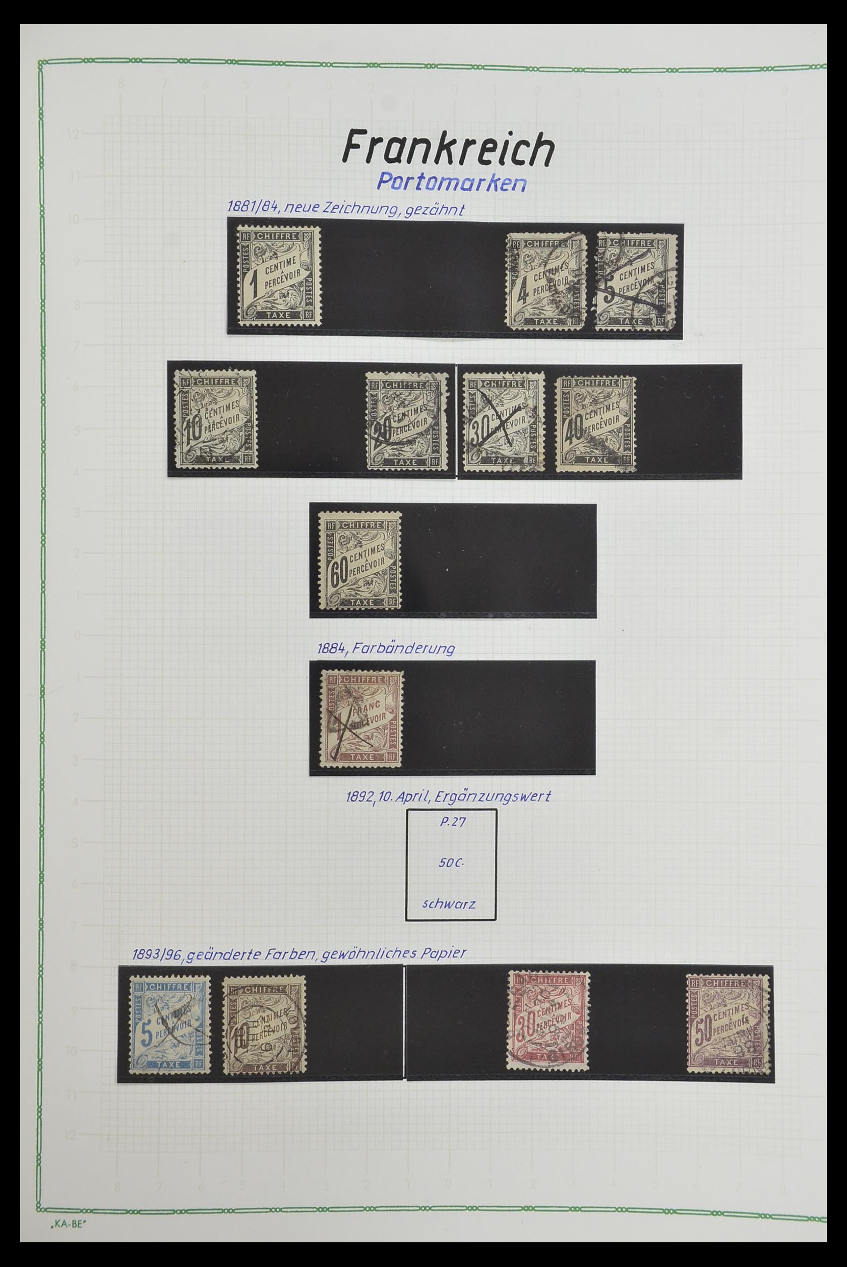 33634 525 - Postzegelverzameling 33634 Frankrijk 1849-2000.