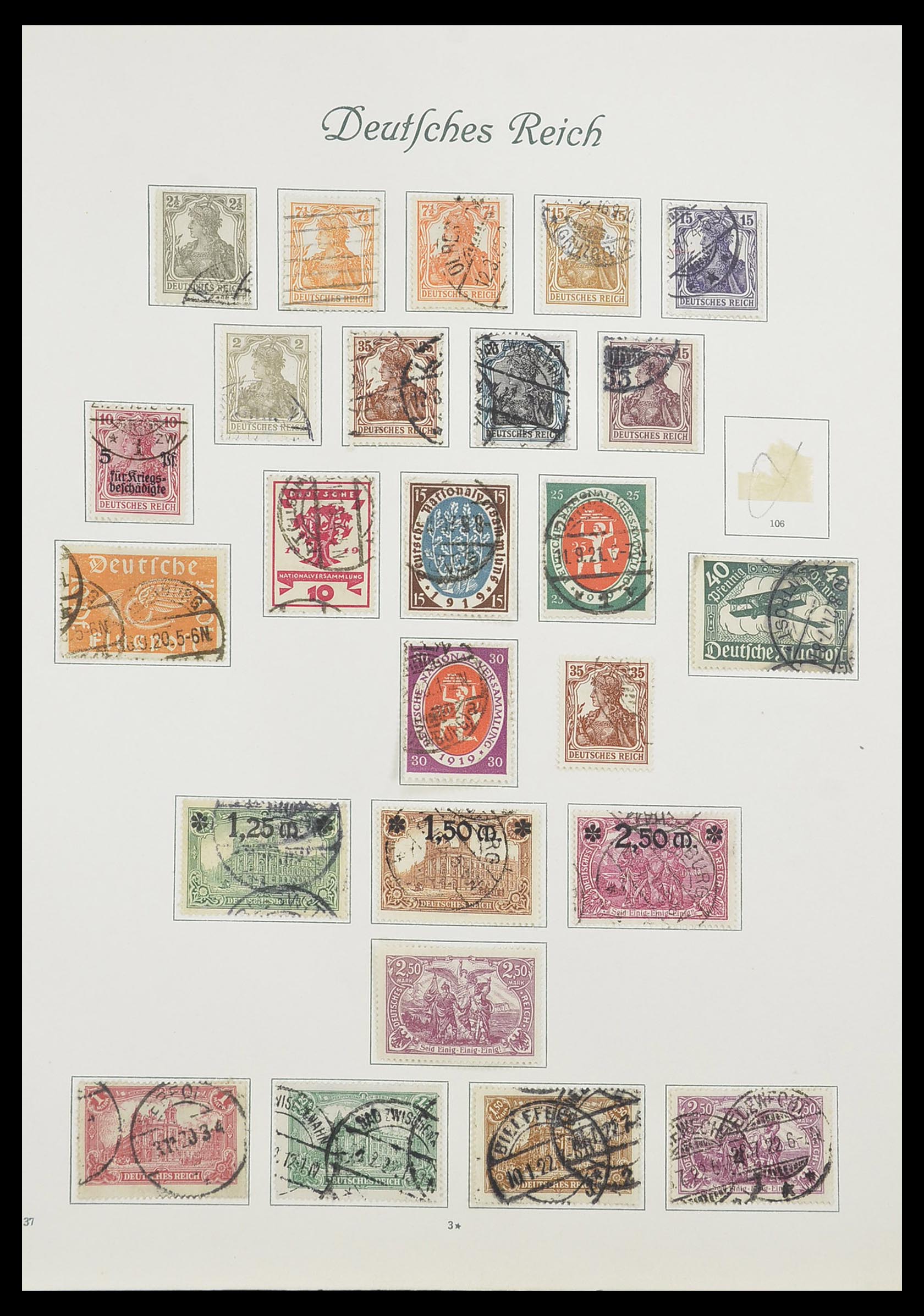 33635 005 - Postzegelverzameling 33635 Duitse Rijk 1872-1945.