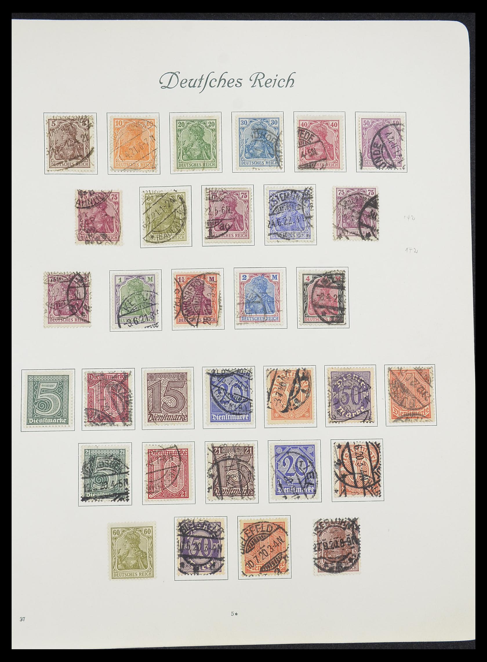 33635 007 - Postzegelverzameling 33635 Duitse Rijk 1872-1945.