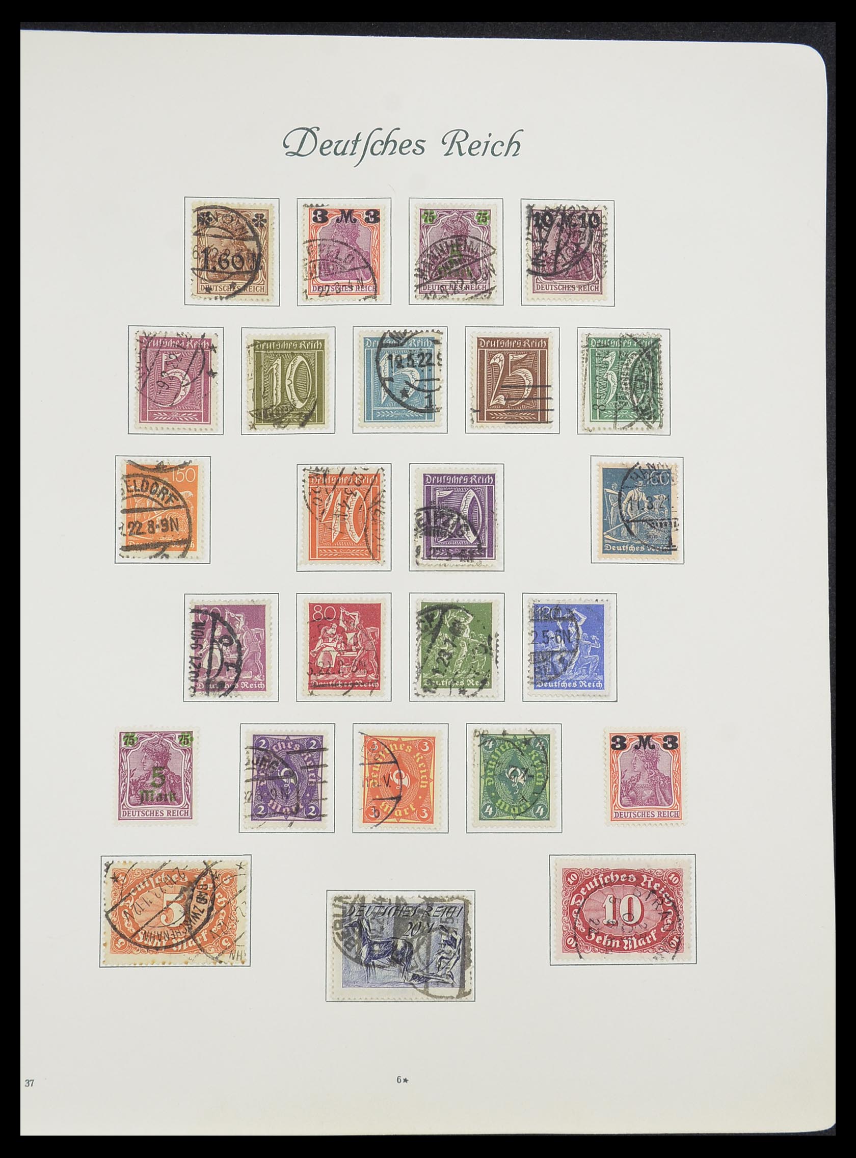33635 008 - Postzegelverzameling 33635 Duitse Rijk 1872-1945.