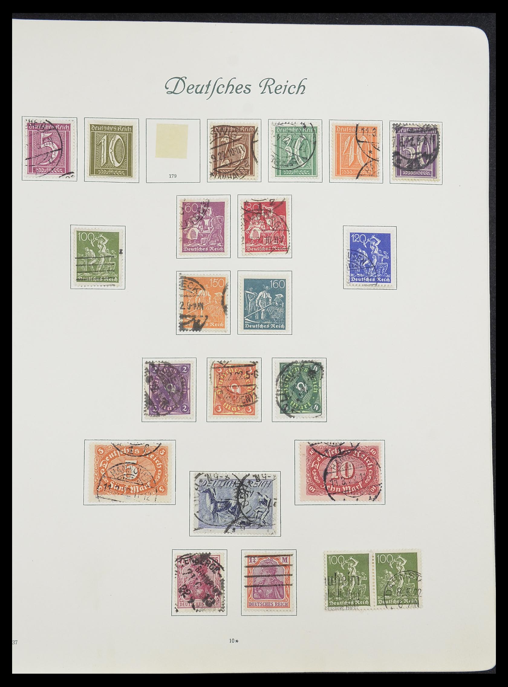 33635 011 - Stamp collection 33635 German Reich 1872-1945.