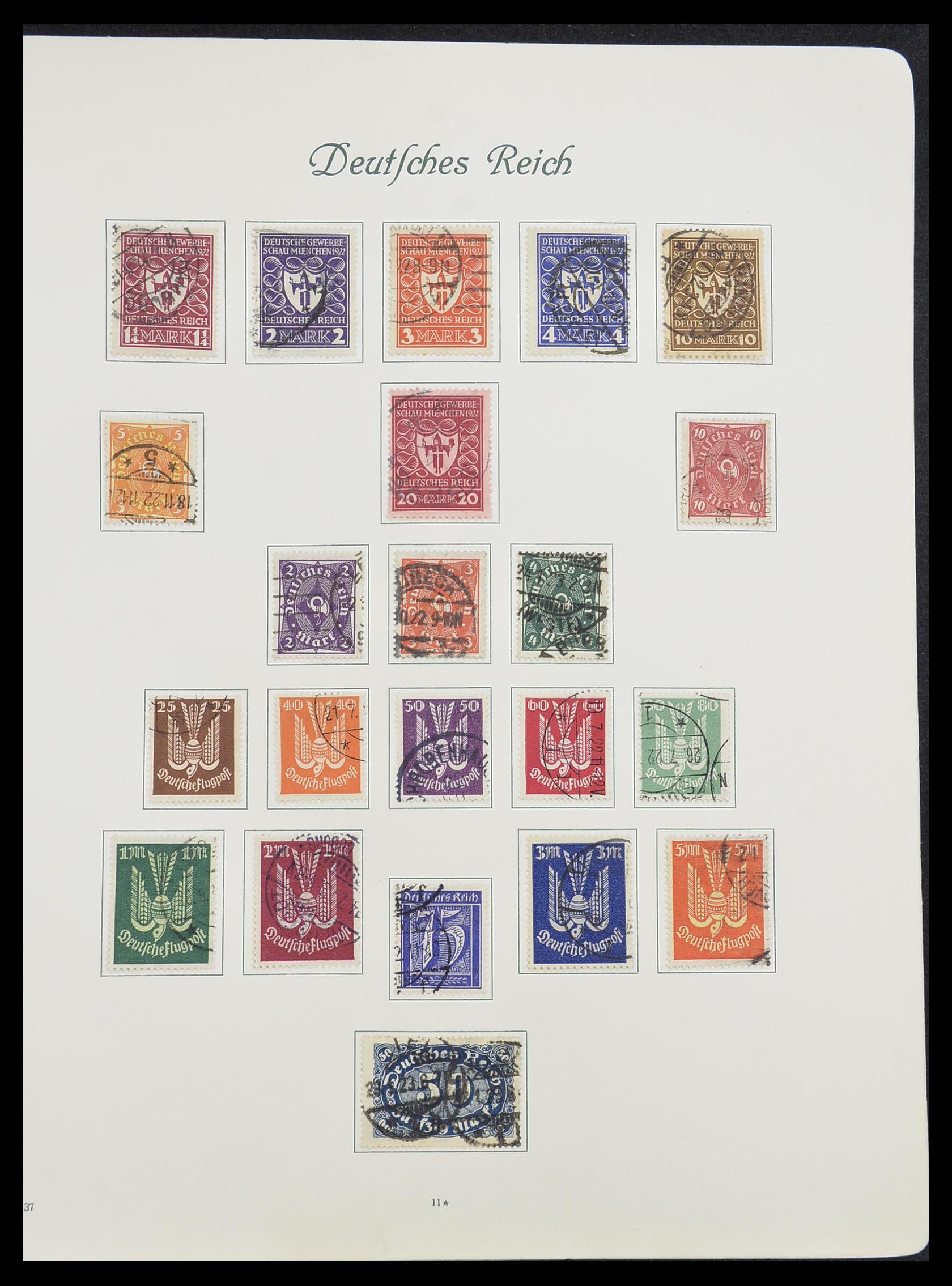 33635 012 - Postzegelverzameling 33635 Duitse Rijk 1872-1945.