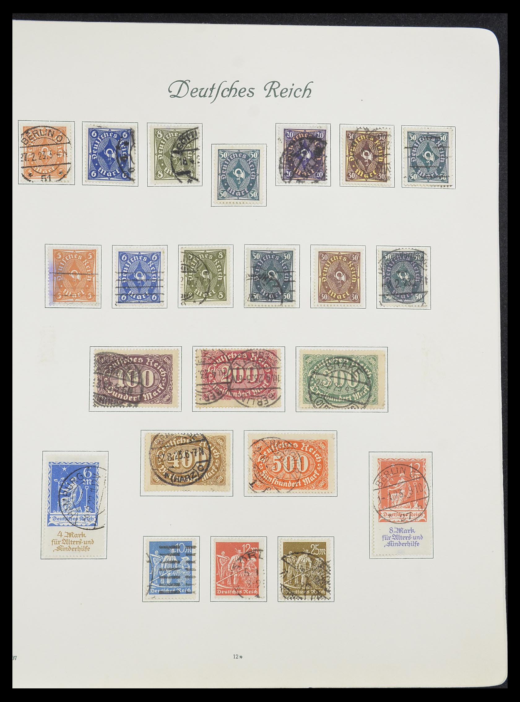33635 013 - Postzegelverzameling 33635 Duitse Rijk 1872-1945.