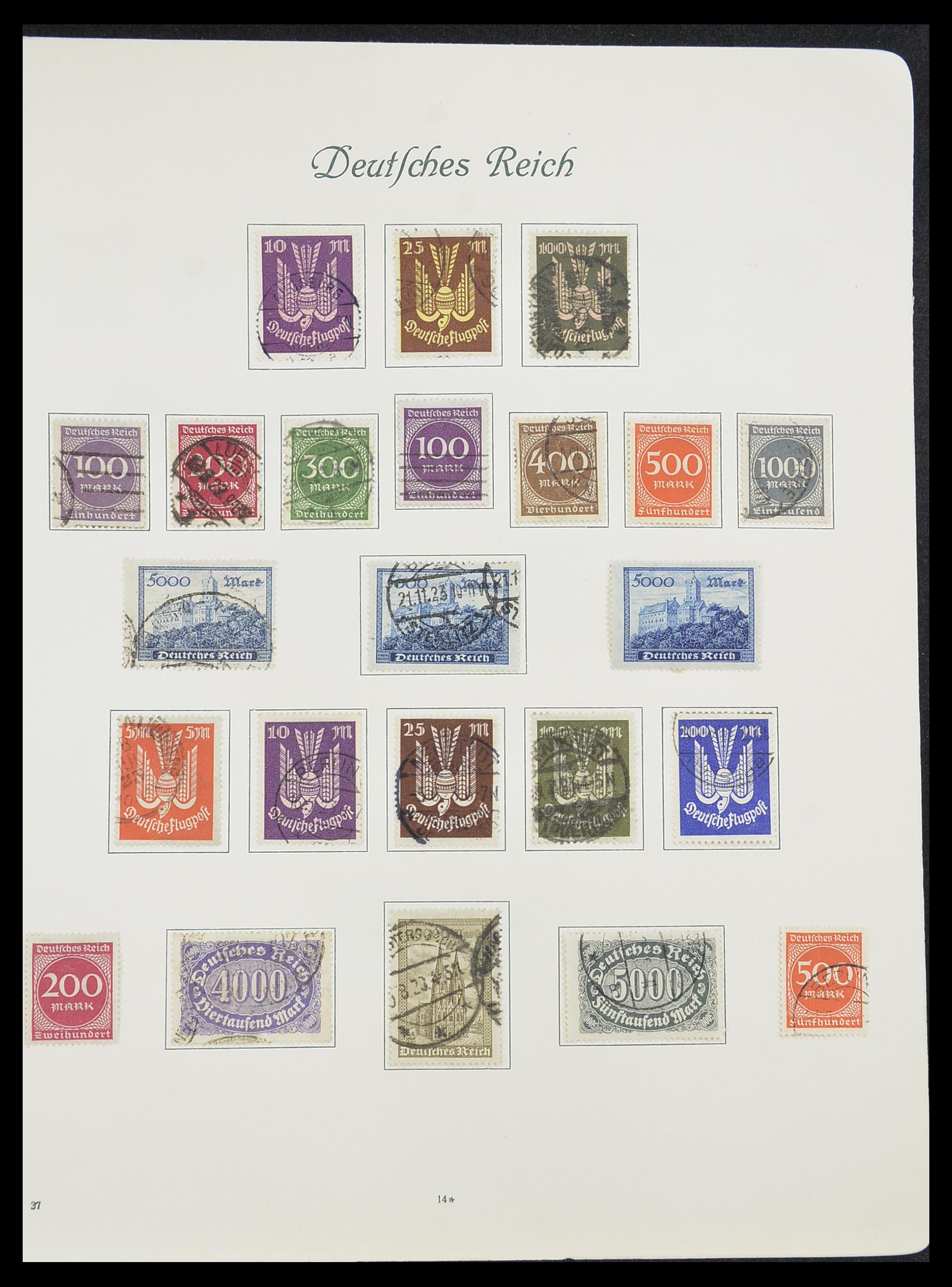 33635 015 - Stamp collection 33635 German Reich 1872-1945.