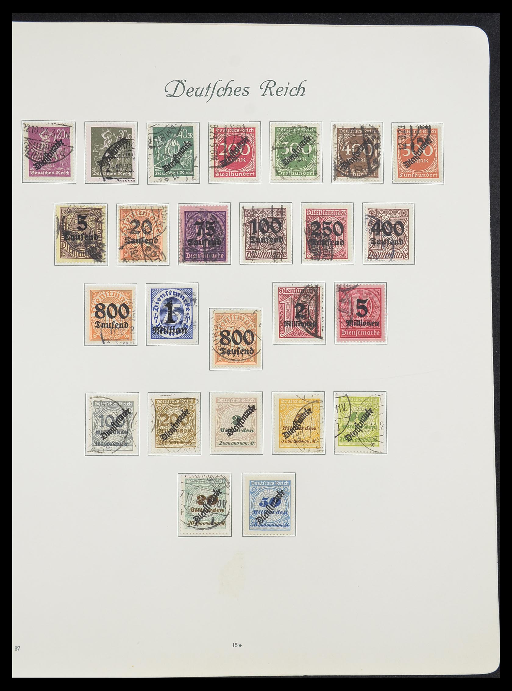 33635 016 - Postzegelverzameling 33635 Duitse Rijk 1872-1945.