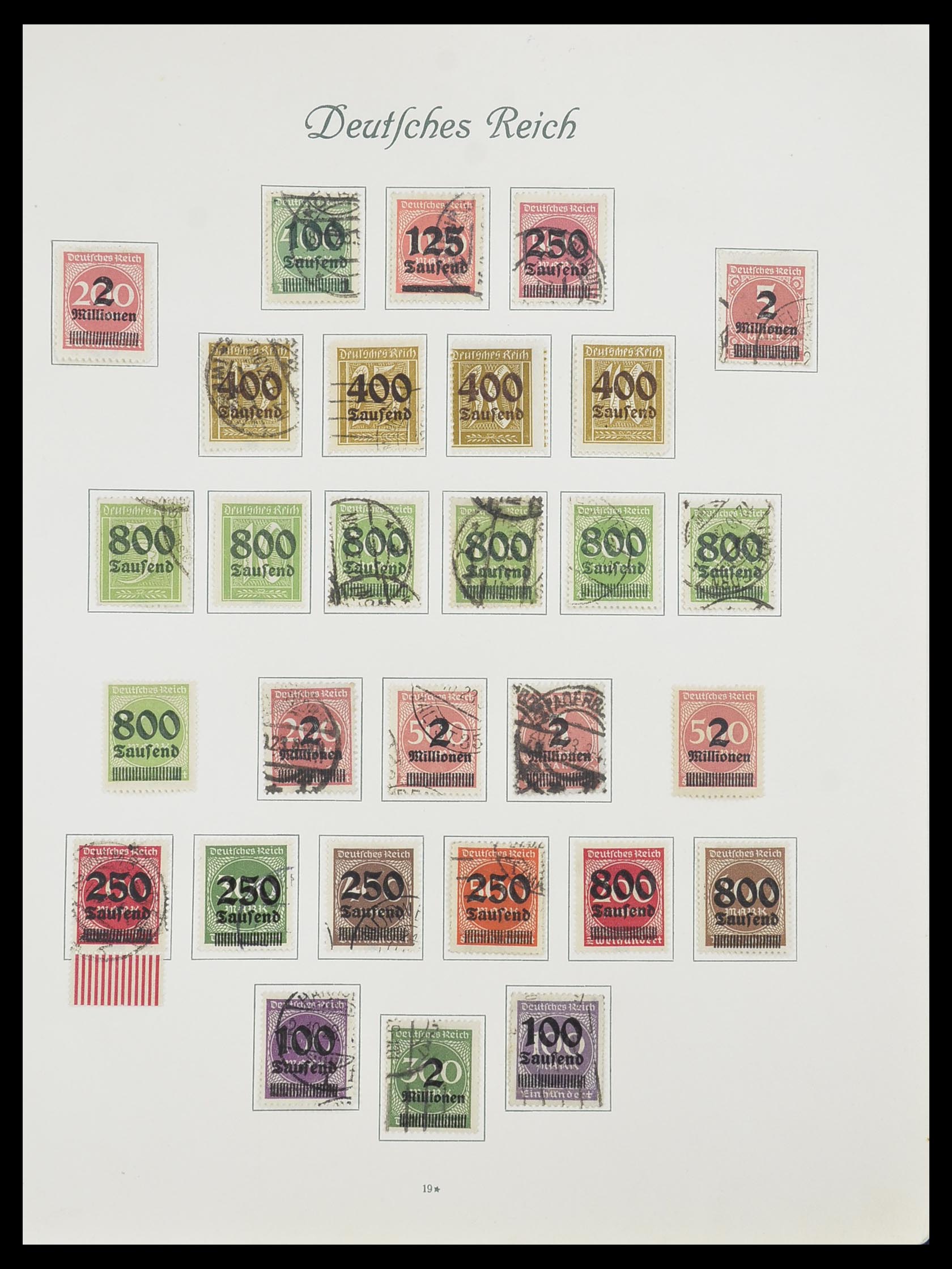 33635 020 - Stamp collection 33635 German Reich 1872-1945.