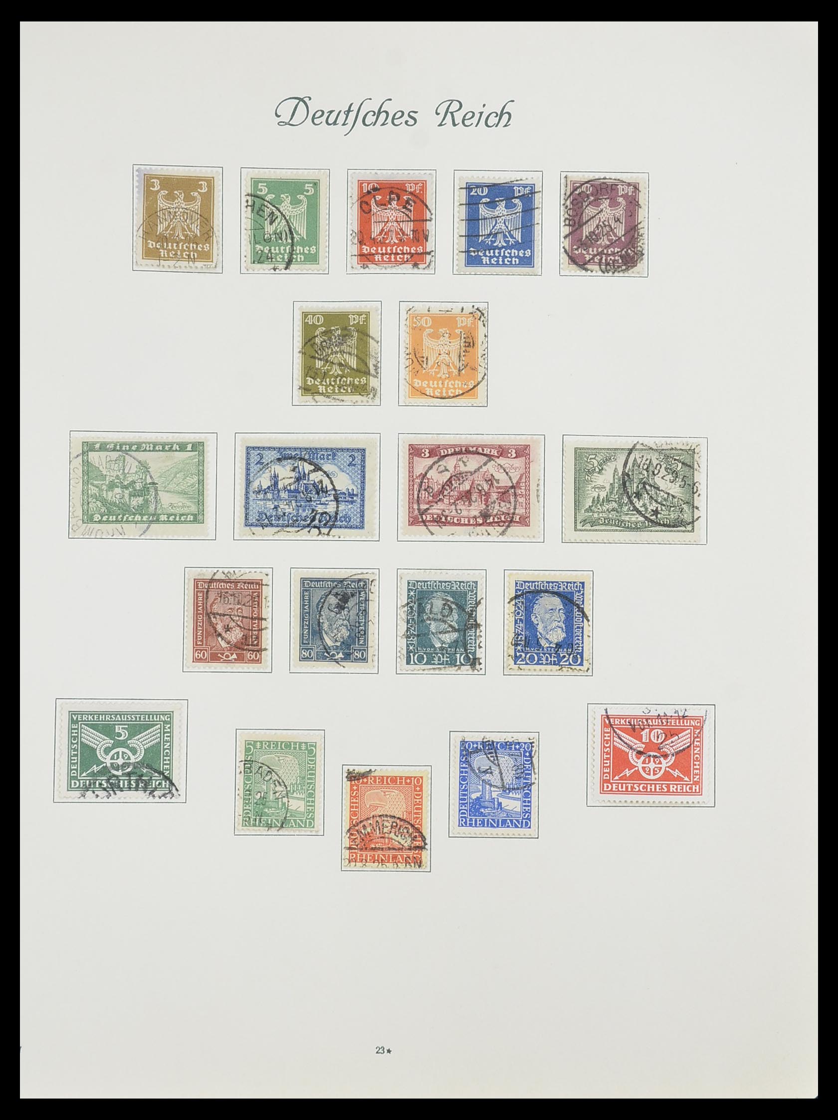 33635 024 - Stamp collection 33635 German Reich 1872-1945.