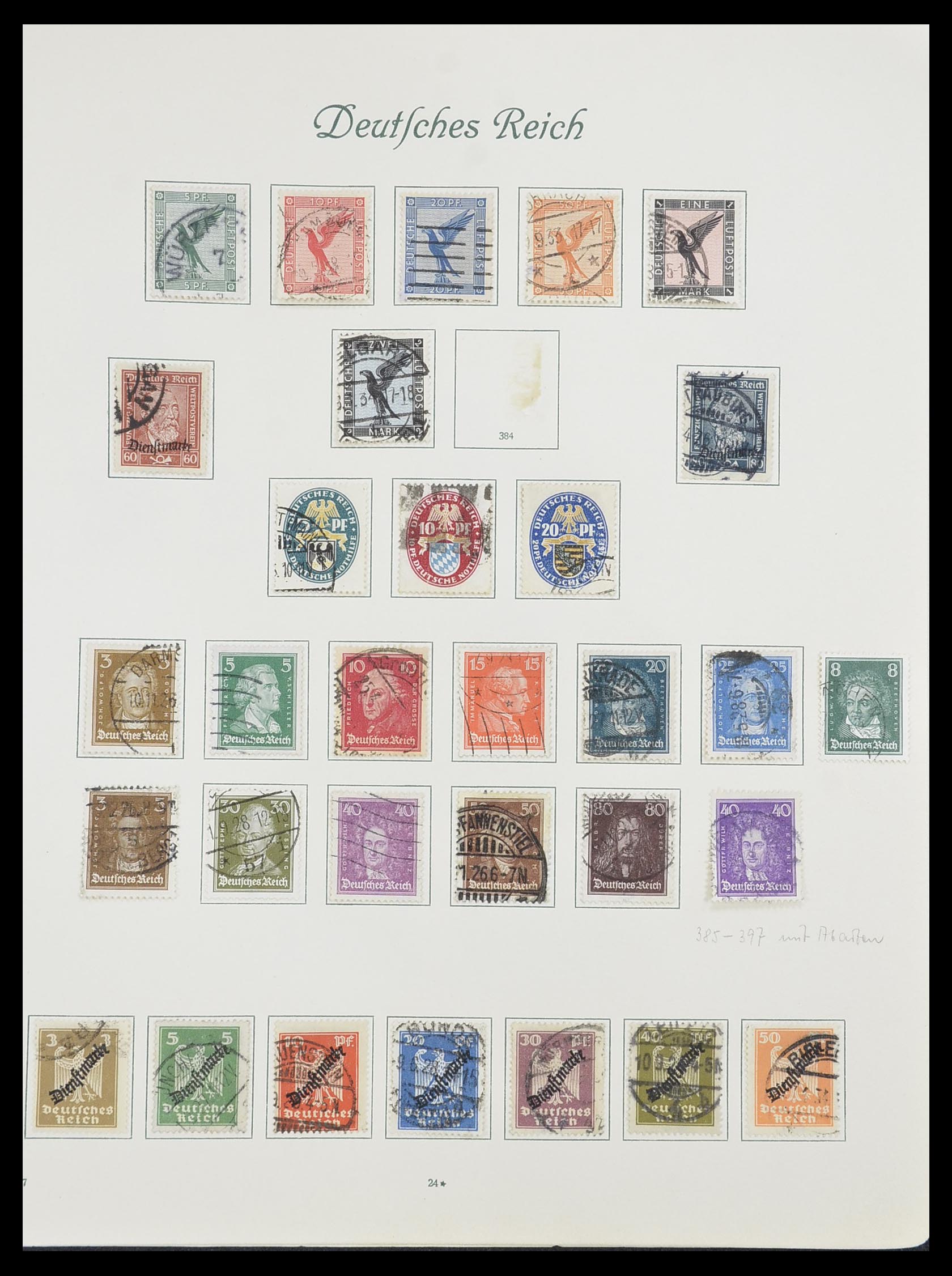 33635 025 - Stamp collection 33635 German Reich 1872-1945.