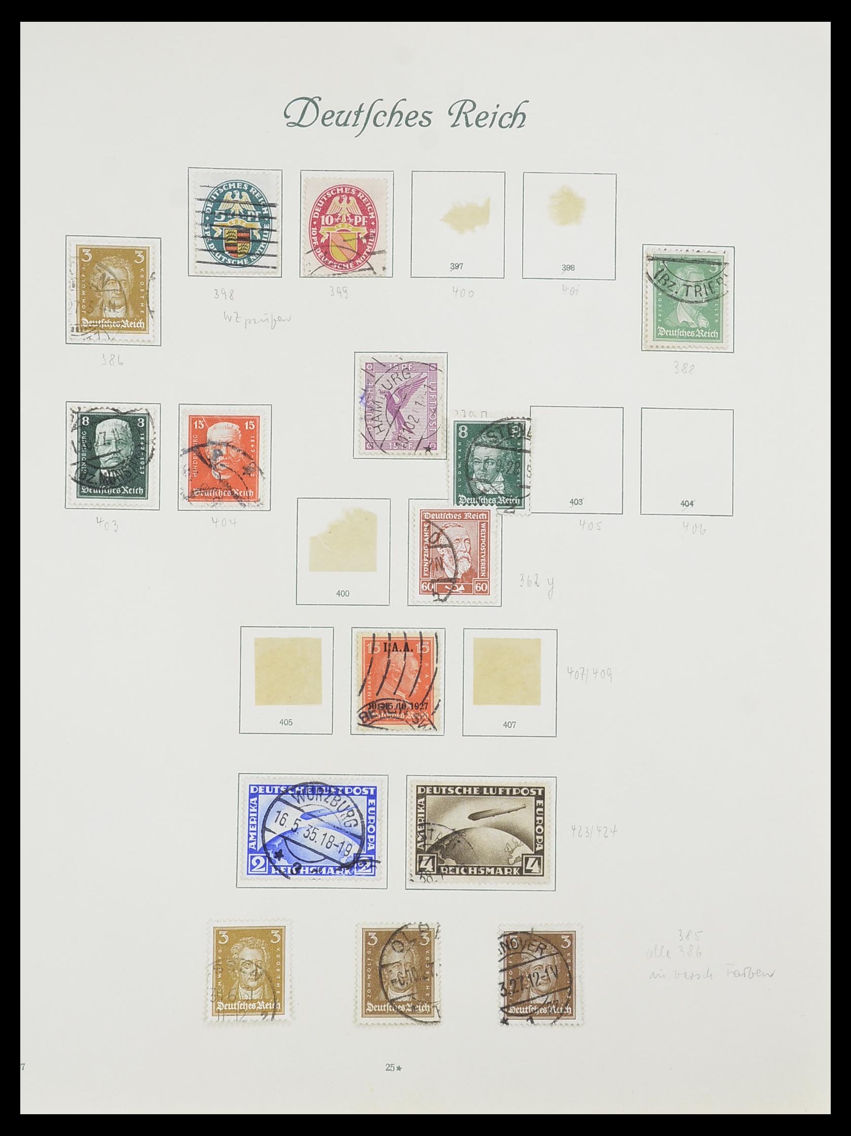 33635 026 - Stamp collection 33635 German Reich 1872-1945.