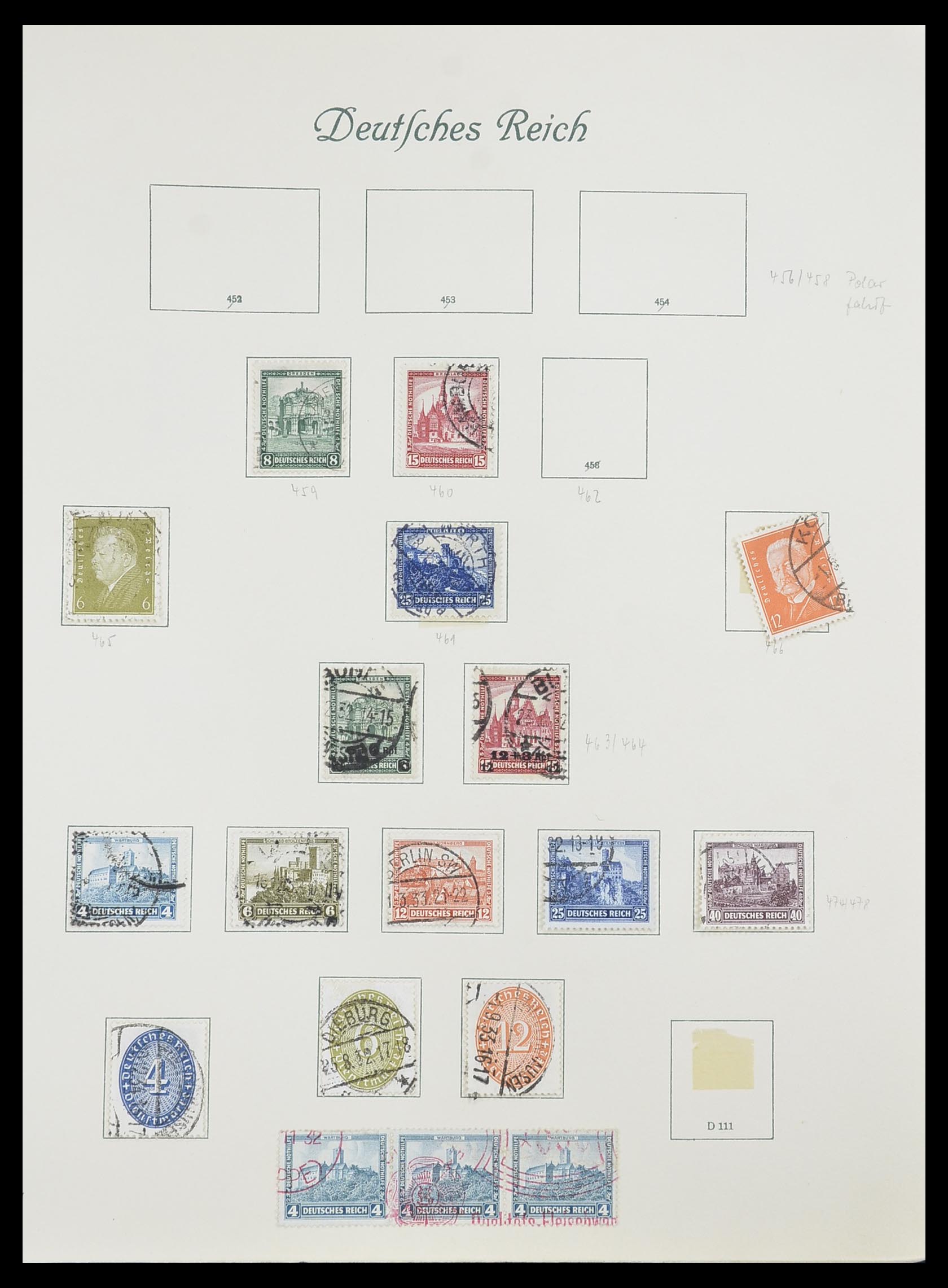 33635 027 - Postzegelverzameling 33635 Duitse Rijk 1872-1945.